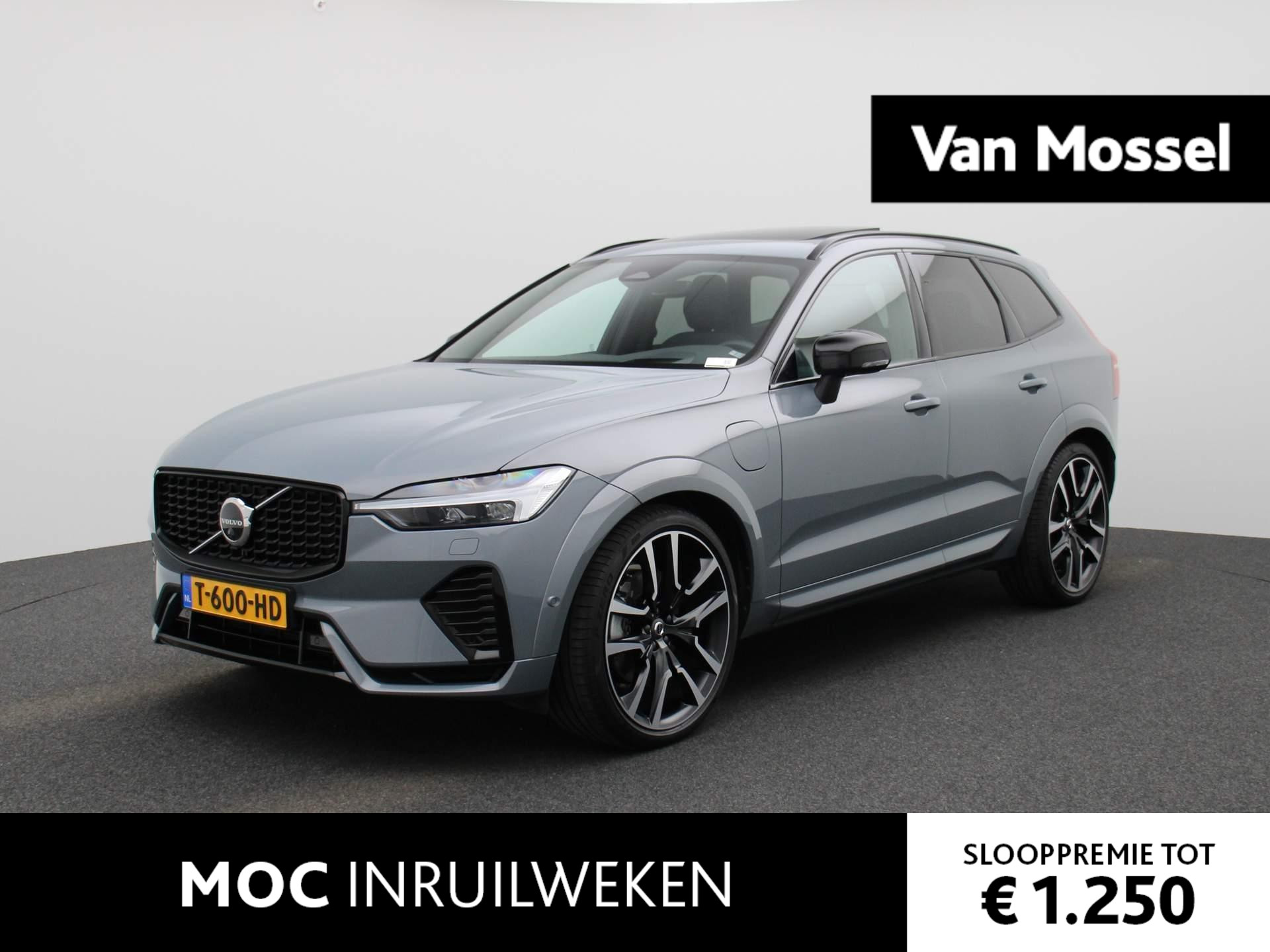 Volvo XC60 2.0 Recharge T6 AWD Ultimate Dark Long Range | PANORAMADAK | LUCHTVERING | BLIS | 360-CAMERA | HARMAN-KARDON AUDIO | ADAPTIVE CRUISE CONTROL | ELEKTRISCHE VOORSTOELEN MET GEHEUGEN | STOELVERWARMING | STUURWIEL VERWARMD | APPLE CARPLAY | 22 INCH |