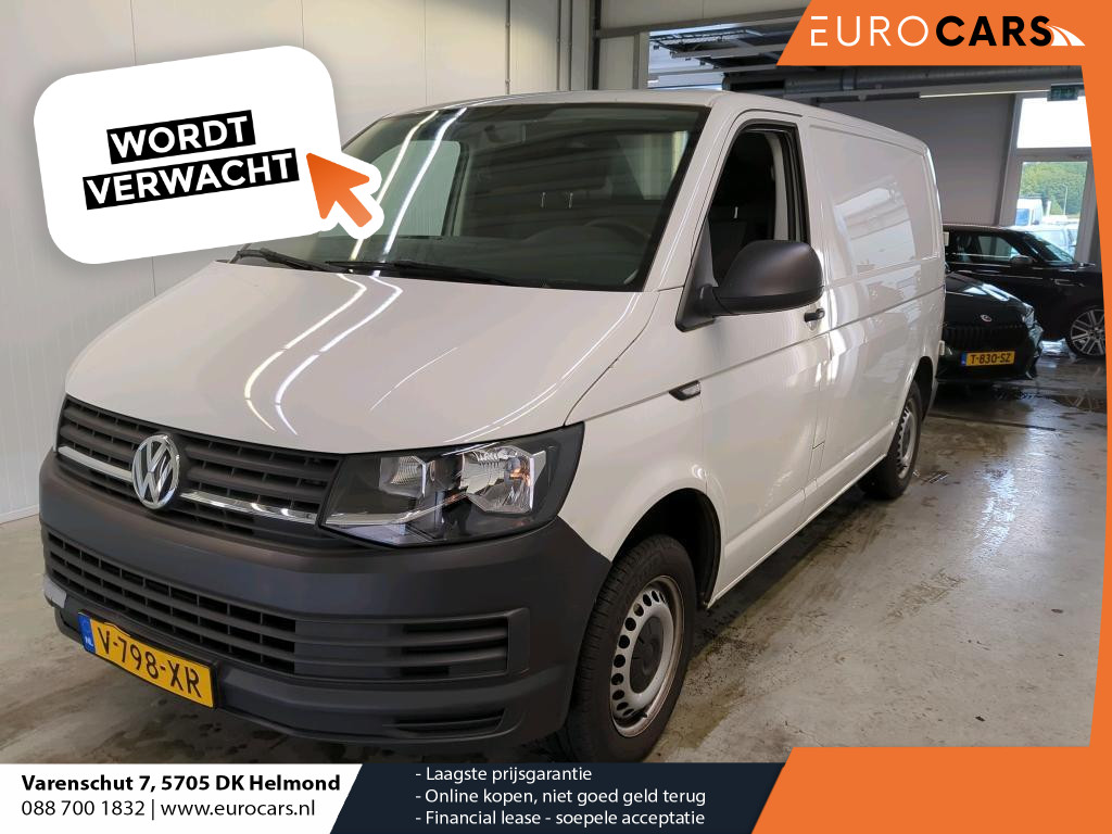 Volkswagen Transporter 2.0 TDI L1H1 Airco Comfortstoel Trekhaak Radio Bluetooth Slechts 75000 km! NL Auto Euro6