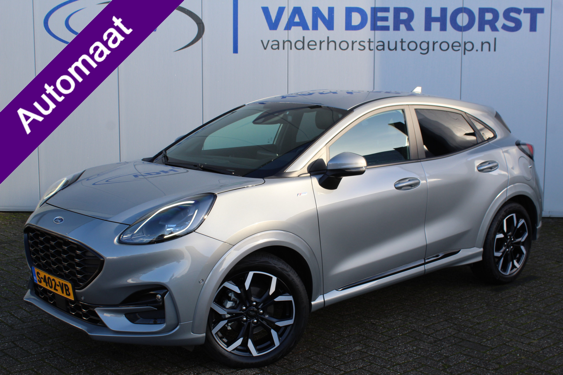 Ford Puma 1.0-125pk EcoBoost Hybrid ST-Line X AUTOMAAT ! Erg nette Ford Puma AUTOMAAT ! Volautm. airco, B&O soundsystem, camera, parkeersensoren v+a, parkeerassistent, LED verlichting, cruise control, navigatie, telefoonvoorb., lane assist, metallic lak, LM wielen etc.