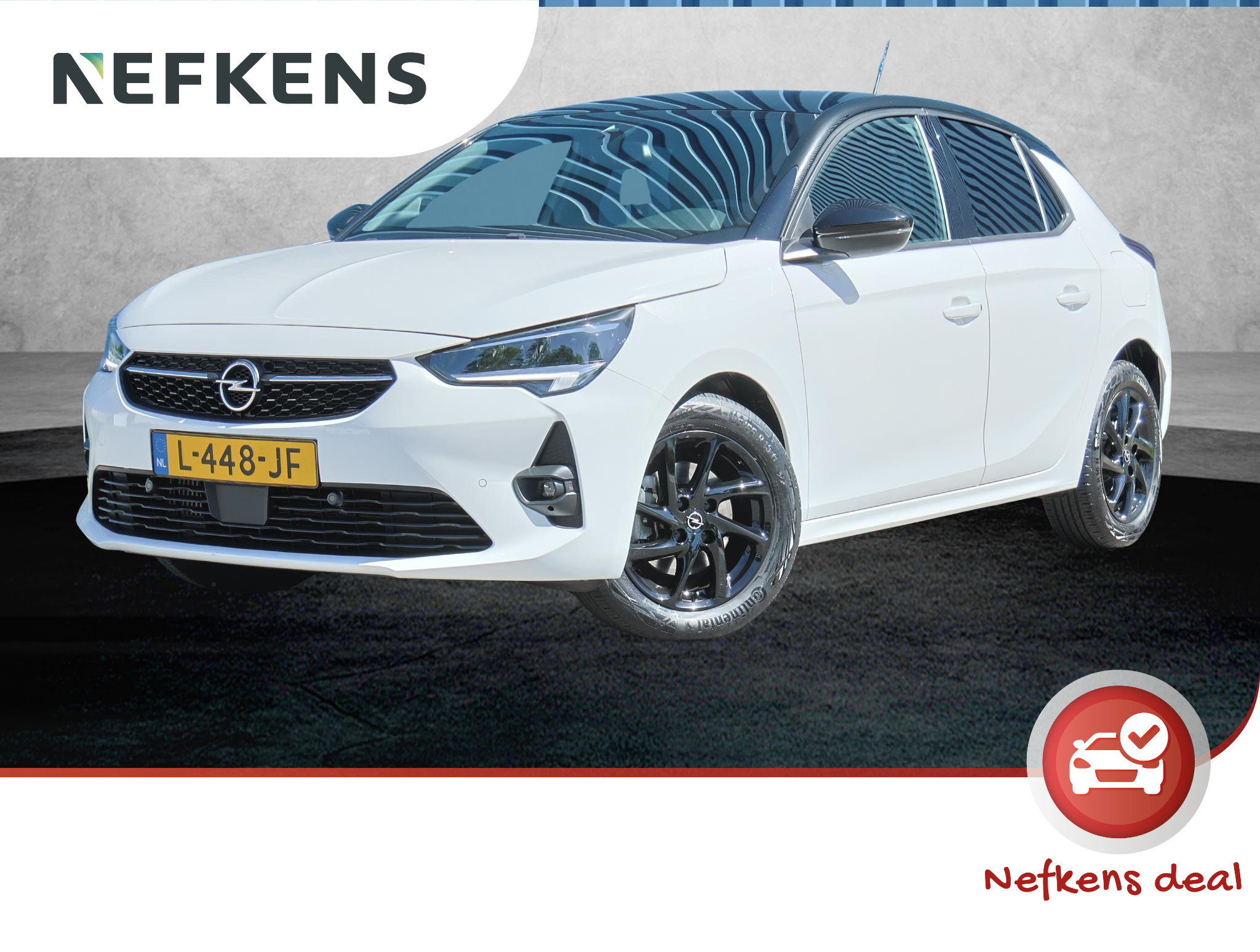 Opel Corsa 1.2 100PK GS Line | AppleCarPlay/AndroidAuto | Armsteun | Climate Control | Dodehoekdetectie | Cruise Controle | Camera | Navigatie | 16"LMV | Keyless | LED | Privacy Glass |  Two-tone |
