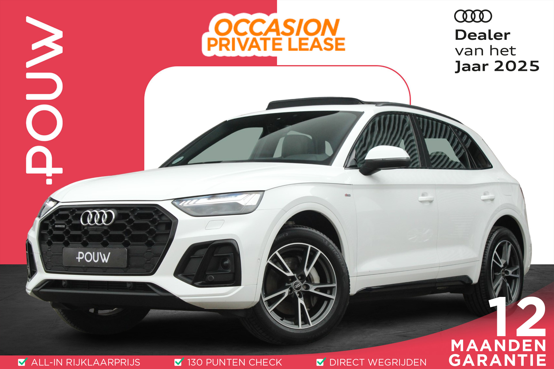 Audi Q5 55 TFSIe 367pk PHEV S Edition | Panoramadak | Elektrisch Verstelbare Voorstoelen | Stuur/ Stoelverwarming