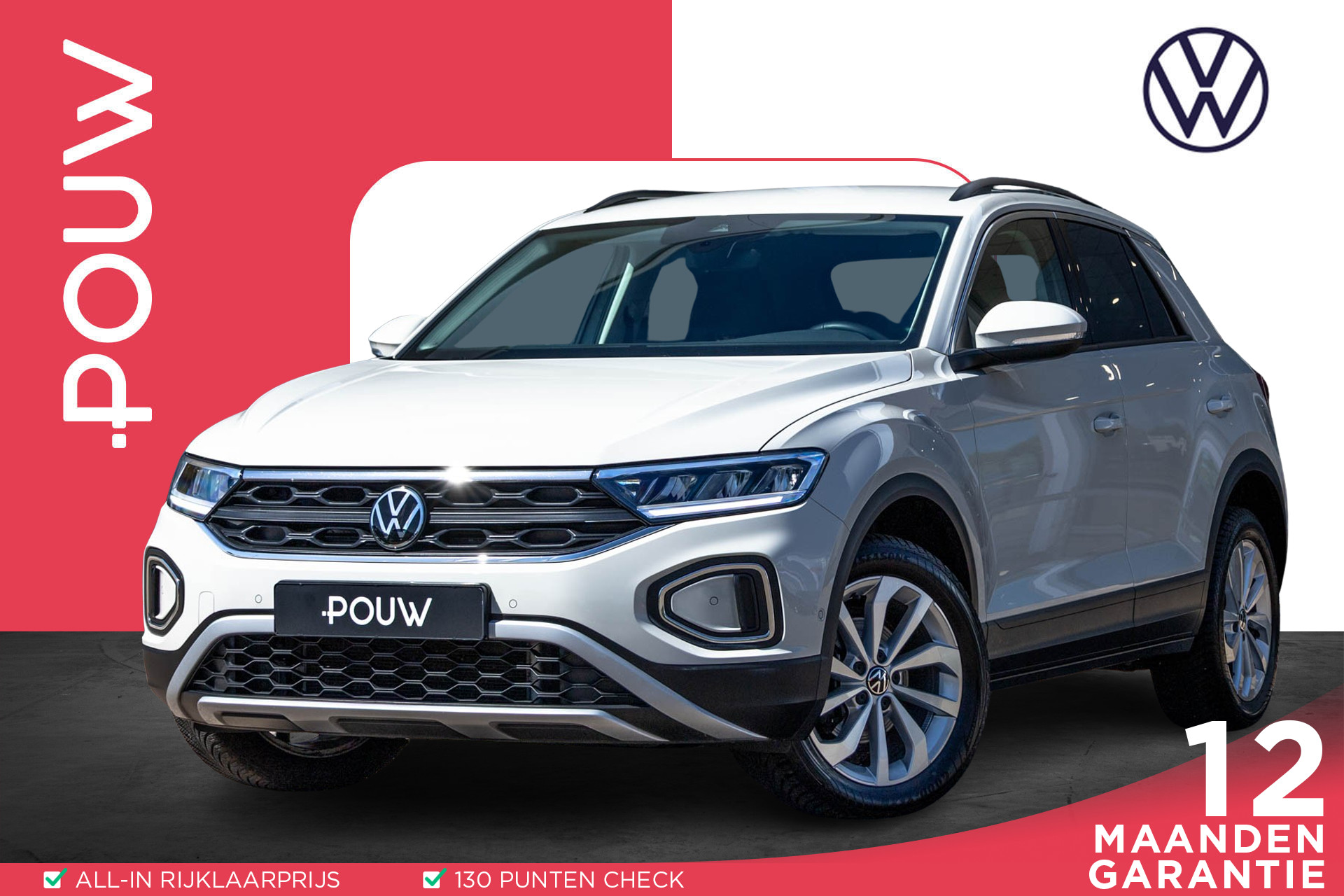 Volkswagen T-Roc 1.5 TSI 150pk DSG Life | Navigatie | Afneembare Trekhaak | PDC
