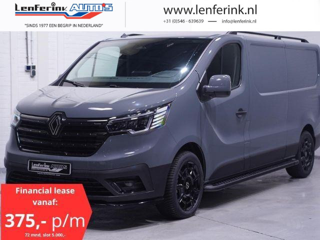 Renault Trafic 2.0 DCi 130 pk Black&Grey Edition L2 BPM vrij Airco, Camera, 18" LMV, LED Koplampen, Spoilers V+A, Zwarte Grille, 3-Zits