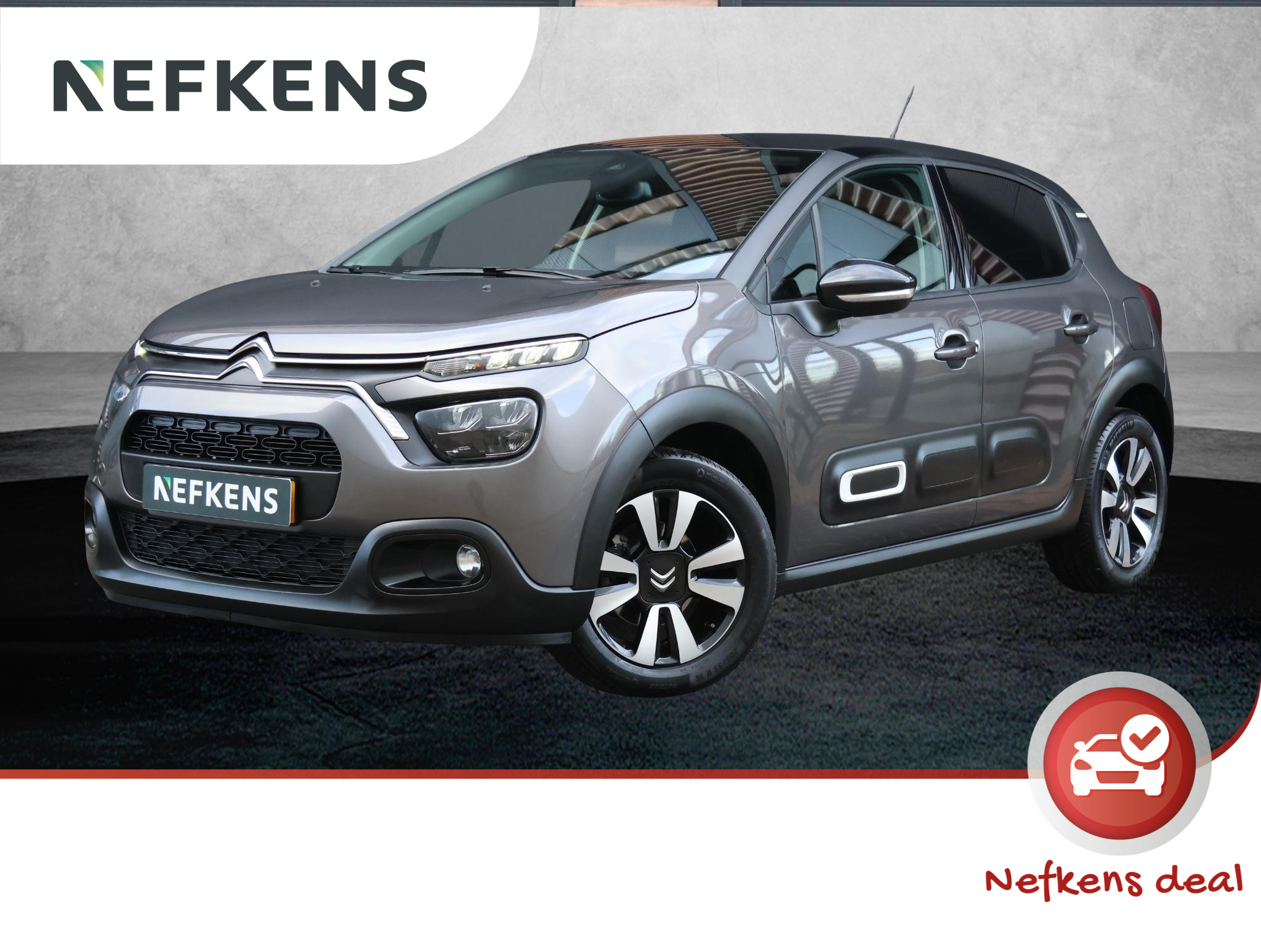 Citroën C3 1.2 85PK Shine 1ste eigenaar | LED verlichting | Privacy glas | Navigatie | CarPlay & Android auto | 16"LMV