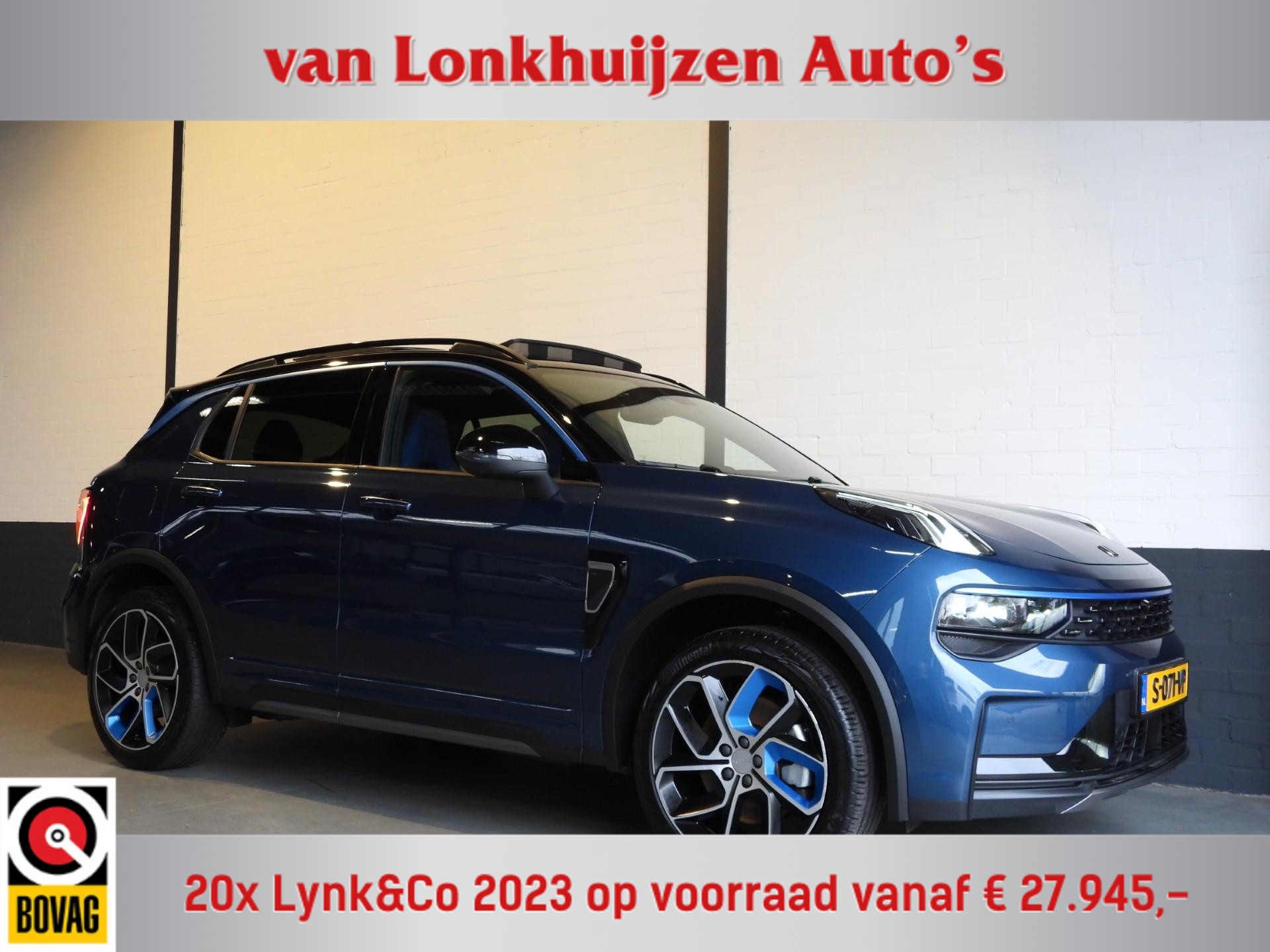 Lynk & Co 01 1.5 PHEV Plug-In ZWARTE HEMEL/360CAM/SCHUIFDAK/LED/20"LMV!