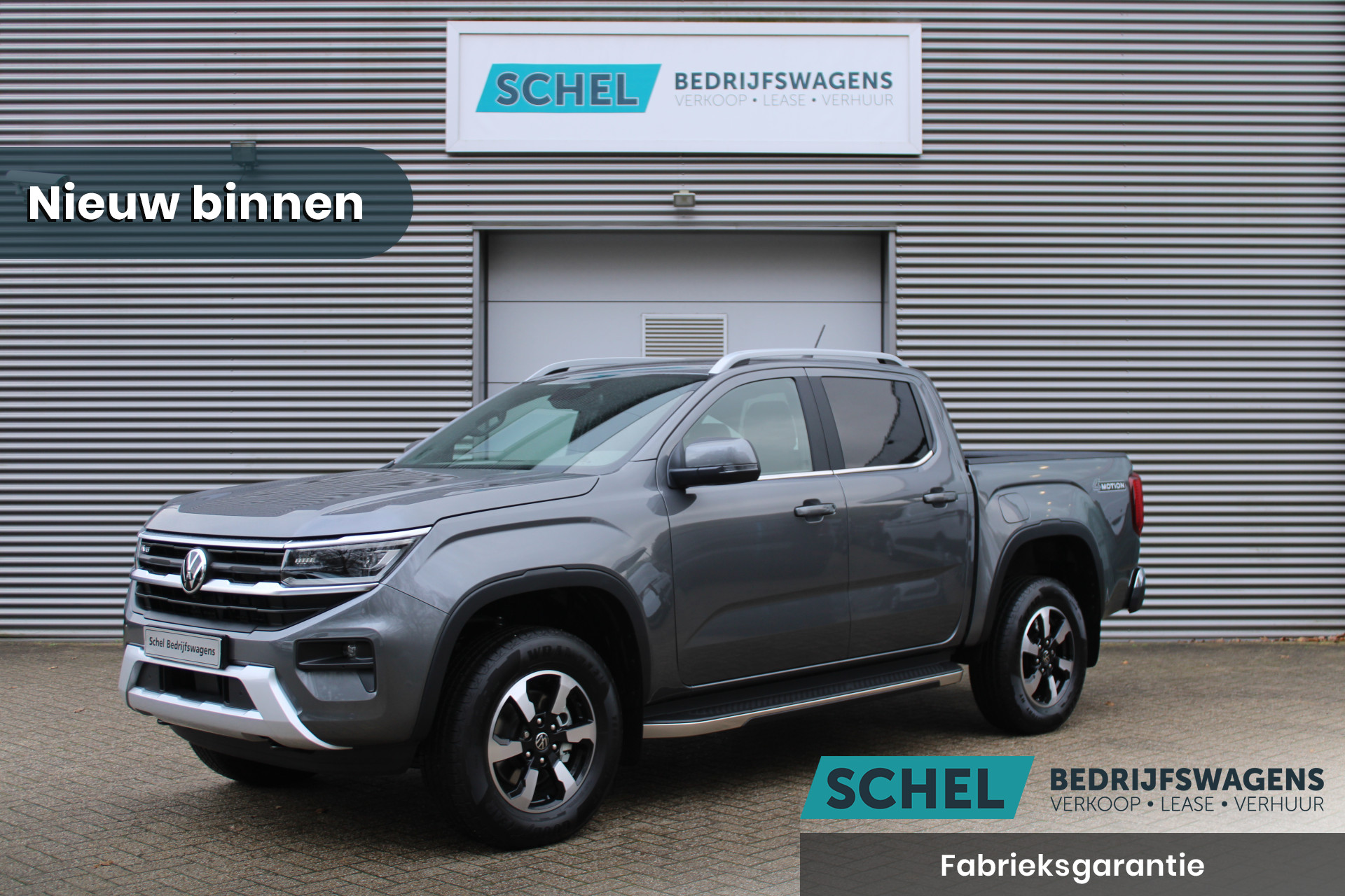 Volkswagen Amarok Style 3.0TDI V6 4Motion 2 zits - Grijs - Adaptive Cruise - LED - Navigatie - Camera - Stoel-stuurverwarming - Trekhaak - Rijklaar