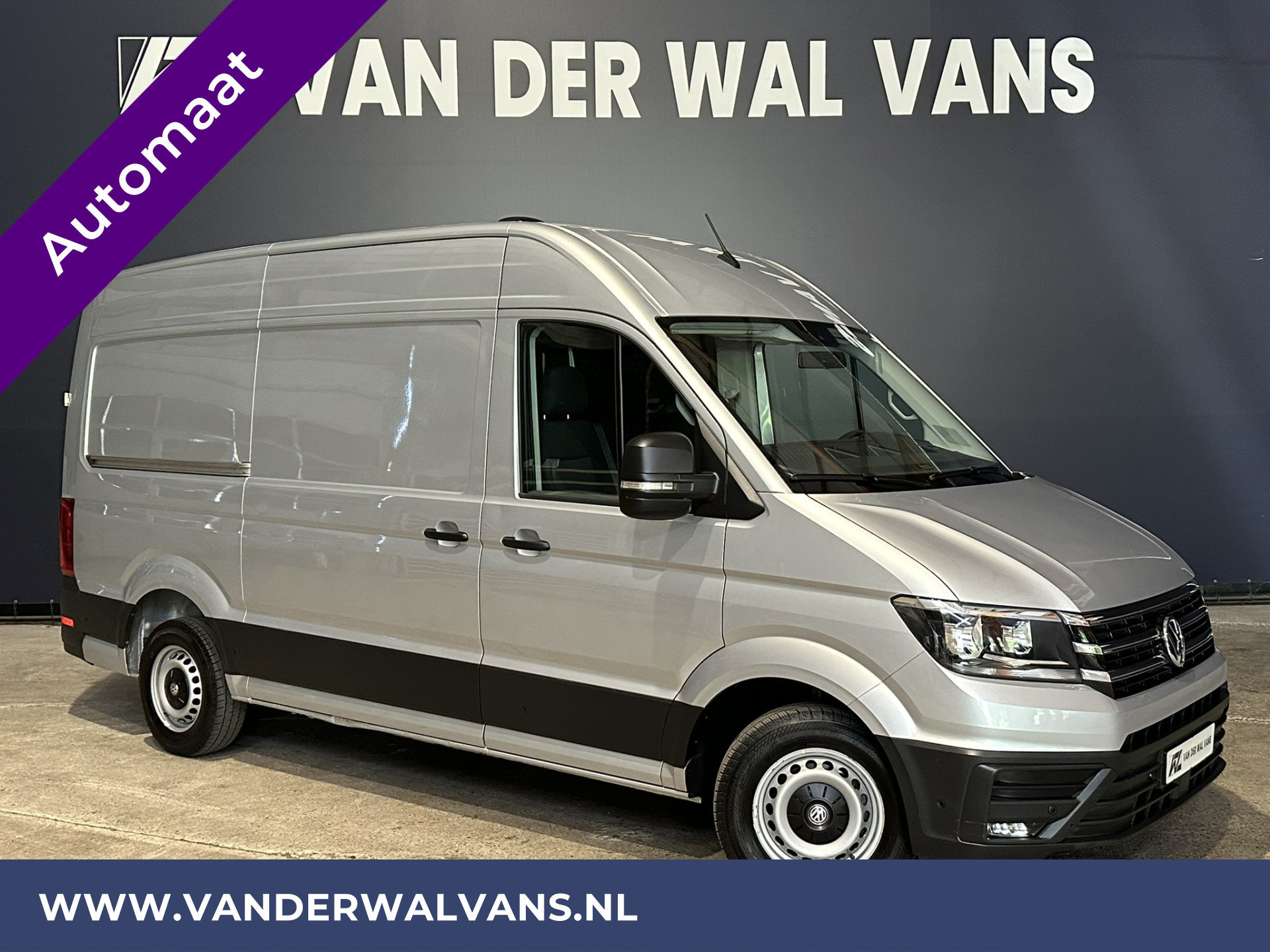 Volkswagen Crafter 2.0 TDI 141pk Automaat L3H3 L2H2 Euro6 Airco | Navigatie | Camera | 3000kg Trekhaak Apple Carplay, Android Auto, Stoelverwarming, Parkeersensoren, Bijrijdersbank
