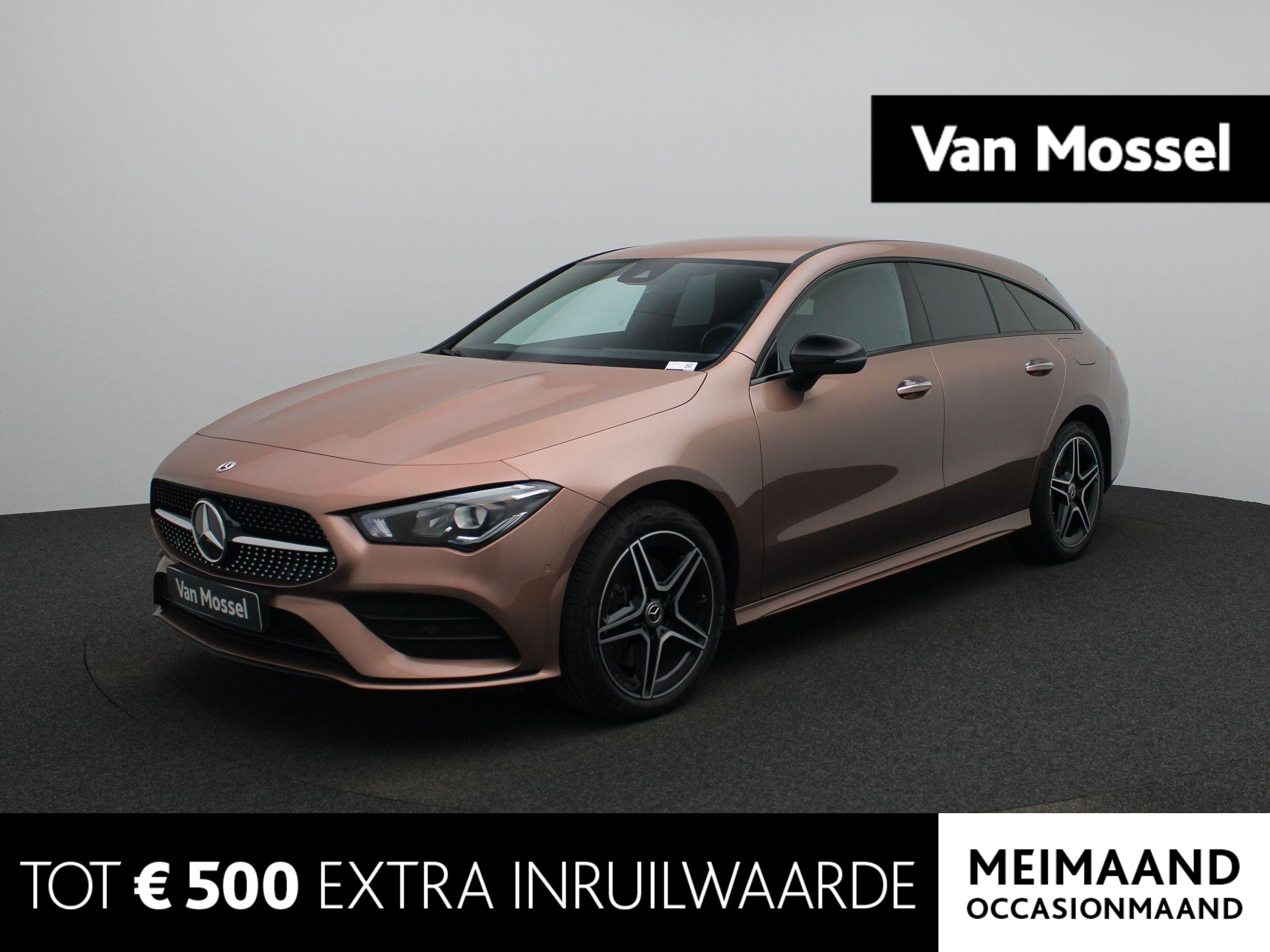 Mercedes-Benz CLA Shooting Brake 250 e AMG Line | Automaat | Stoel verwarming | Half Leder | LMV | Camera | Parkeer sensoren | Navigatie | Sfeer verlichting | Trekhaak | Virtual cockpit