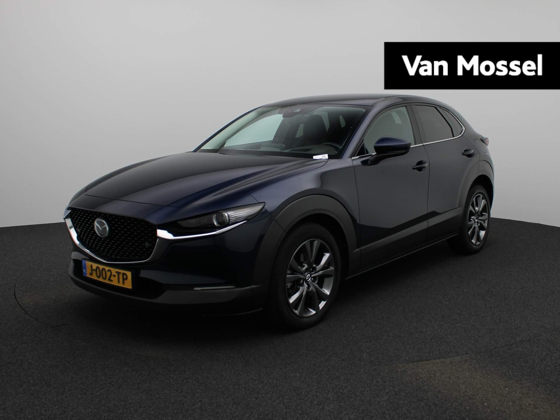 Mazda CX-30 2.0 e-SkyActiv-X M Hybrid Luxury | Automaat | Climate control | Navigatie | Memory Seats | Leder | Stoel/Stuur verwarming | BOSE | LMV | Parkeer sensoren | LED |