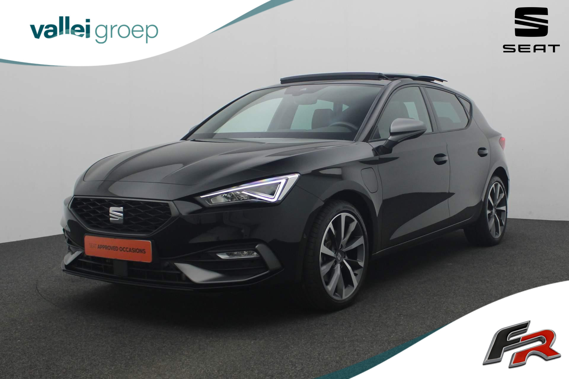 SEAT Leon 1.4 TSI eHybrid 204PK DSG PHEV FR Business Intense | Pano | Leder/alcantara | Geheugenstoel | Navi | Camera | ACC | Keyless