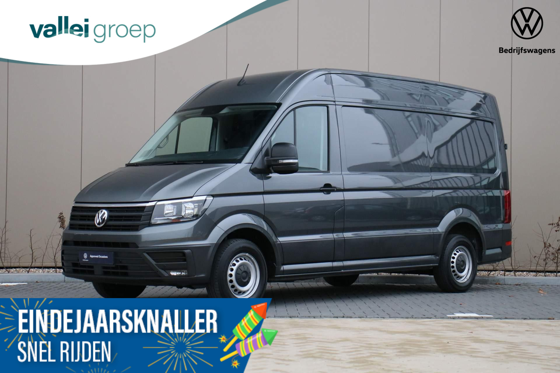 Volkswagen Crafter 30 2.0 TDI 140PK L3H3 Comfortline | 3-zits | Parkeersensoren voor/achter | Verwarmbare voorruit | Cruise