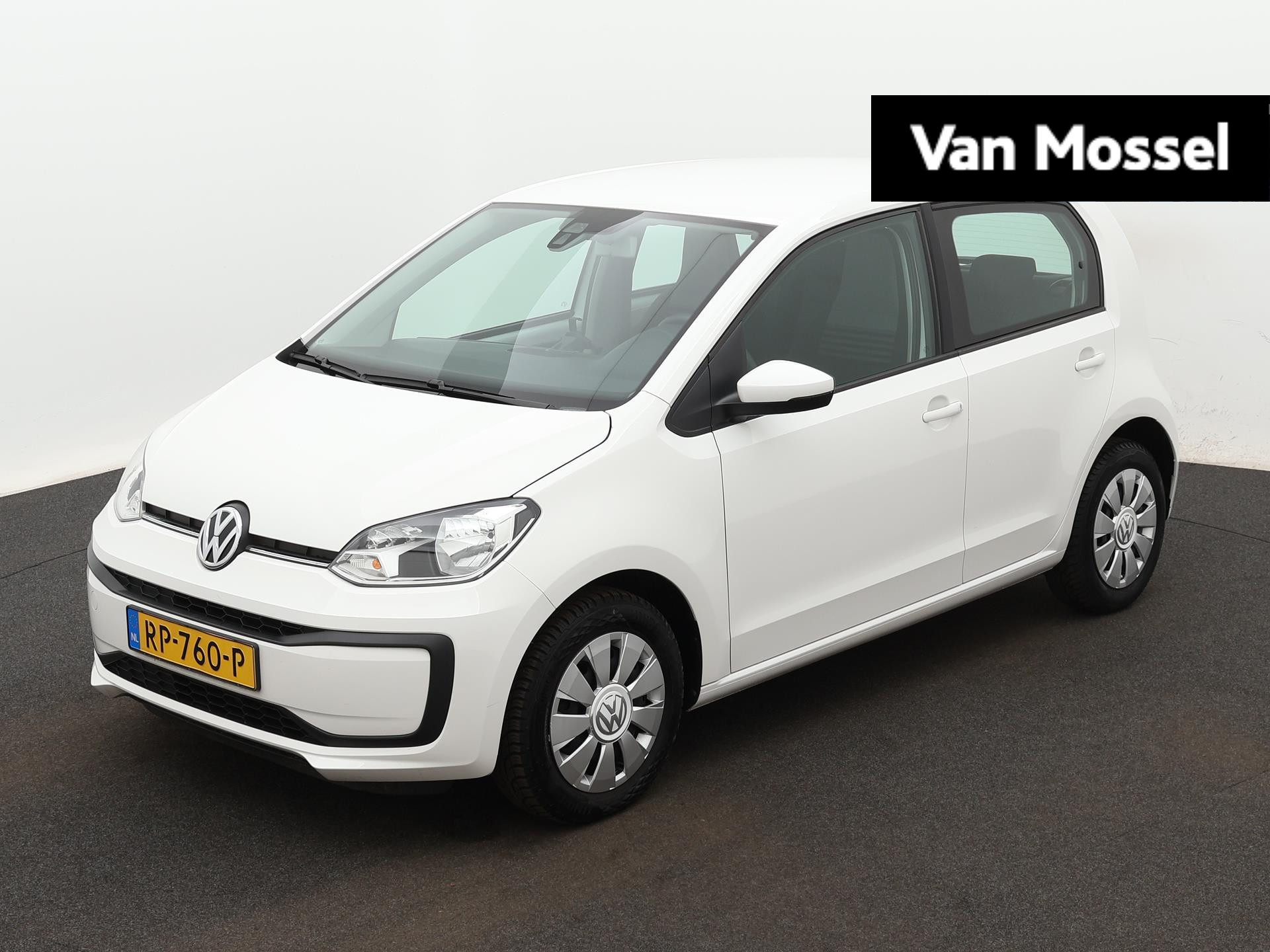 Volkswagen up! 1.0 BMT move up! 60 PK | Airco | Bluetooth | DAB+ | Telefoonhouder | Elektrische ramen | LED dagrijverlichting | Buitenspiegels elektrisch verstel- en verwarmbaar | All season banden |
