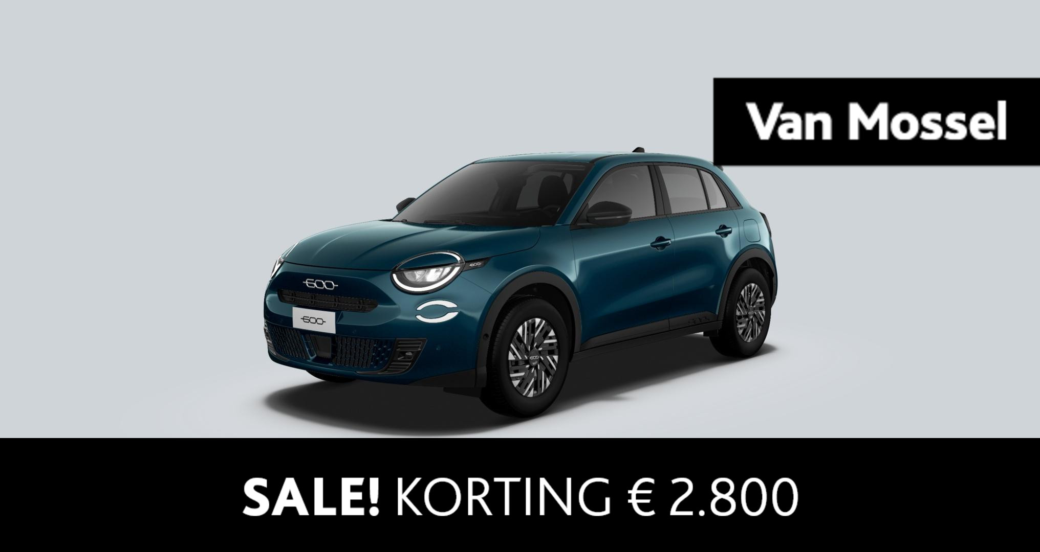 Fiat 600 1.2 Hybrid 100 Urban | Apple & Android Carplay | Parkeersensoren | Led Verlichting |