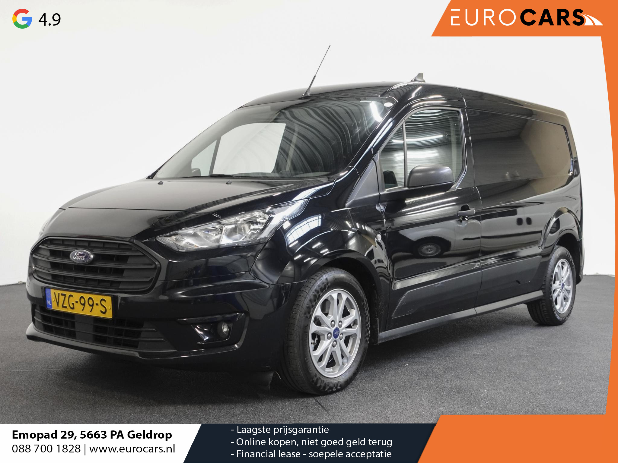 Ford Transit Connect 1.5 Automaat L2 Trend Navigatie Airco Cruise Control 3Zits Camera