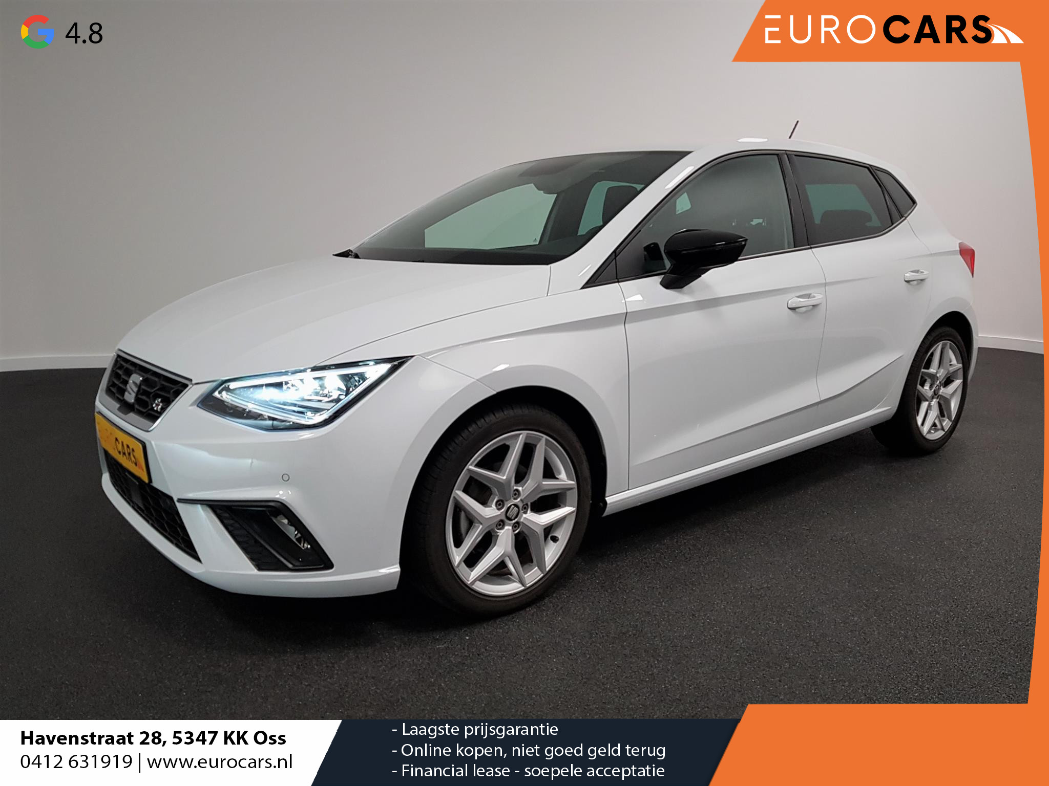 SEAT Ibiza 1.0 TSI 116 pk DSG FR | Navigatie | Climate Control | Camera | Parkeer sensoren | Adaptive Cruise Control | Lichtmetalen Velgen