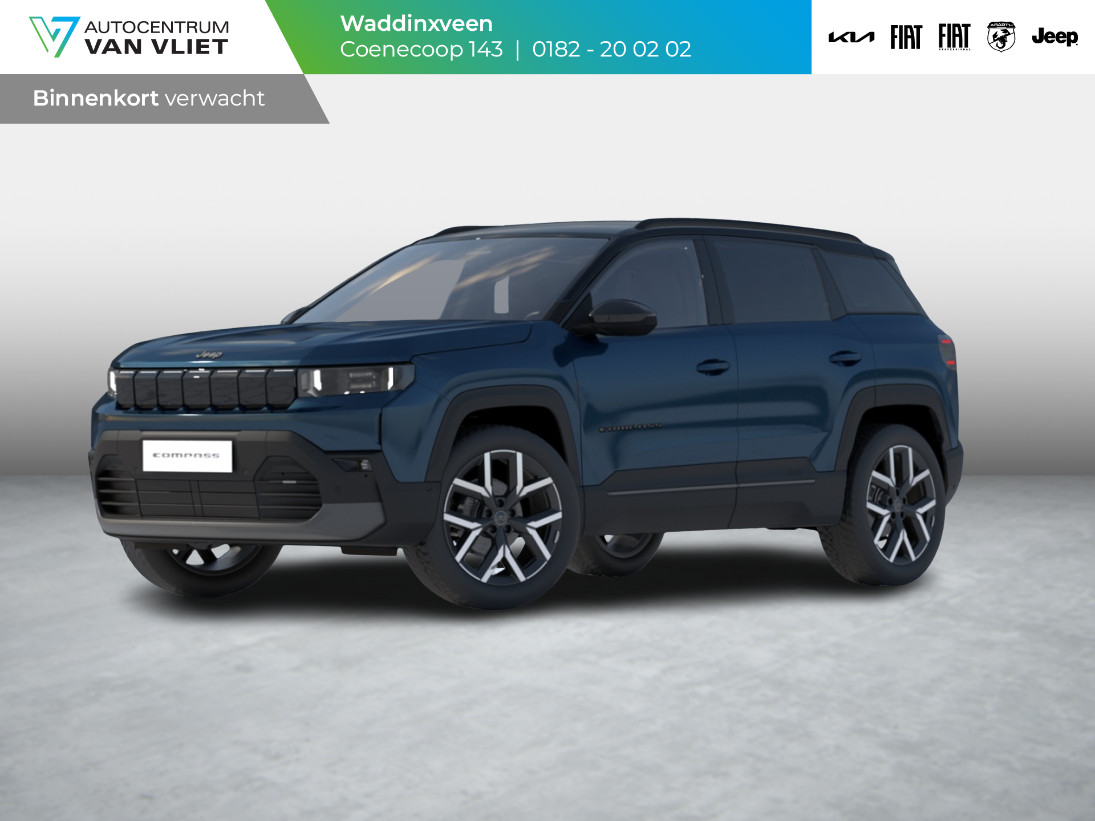 Jeep Compass First Edition 74 kWh | Adapt. Cruise | Camera | Carplay | 20" | Elektr. A-Klep | Navi | Winter Pack