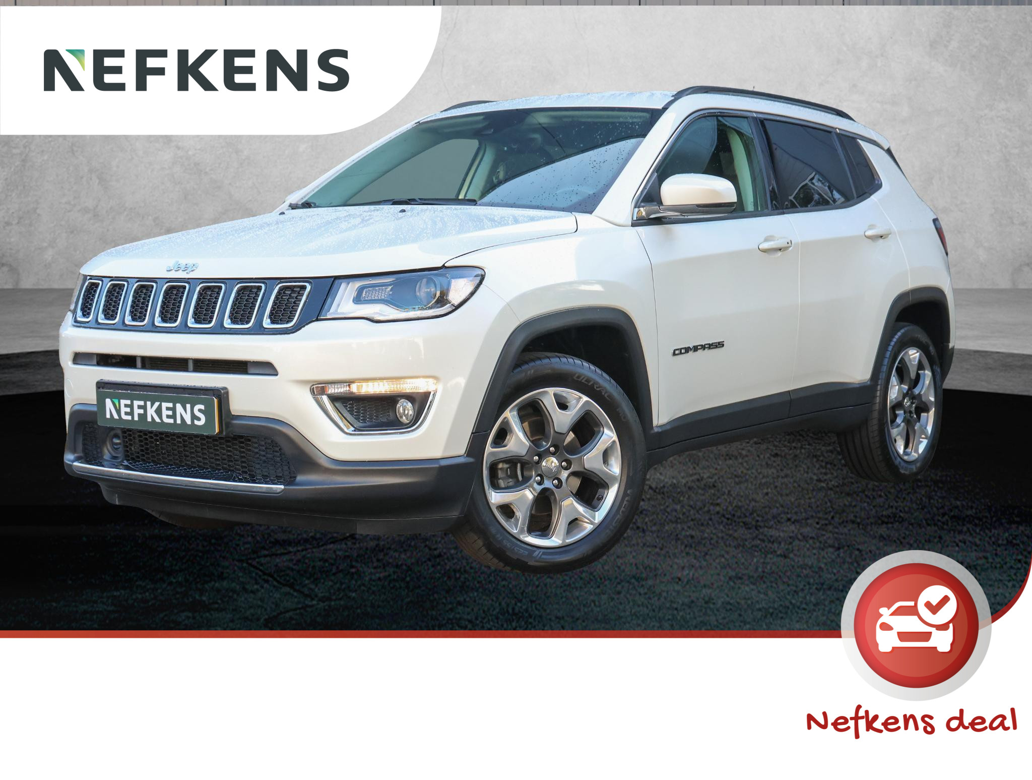 Jeep Compass 170pk MultiAir Opening Edition 4x4 (1ste eig./Xenon/18"LMV/NAV./Climate/PDC/P.Glass)