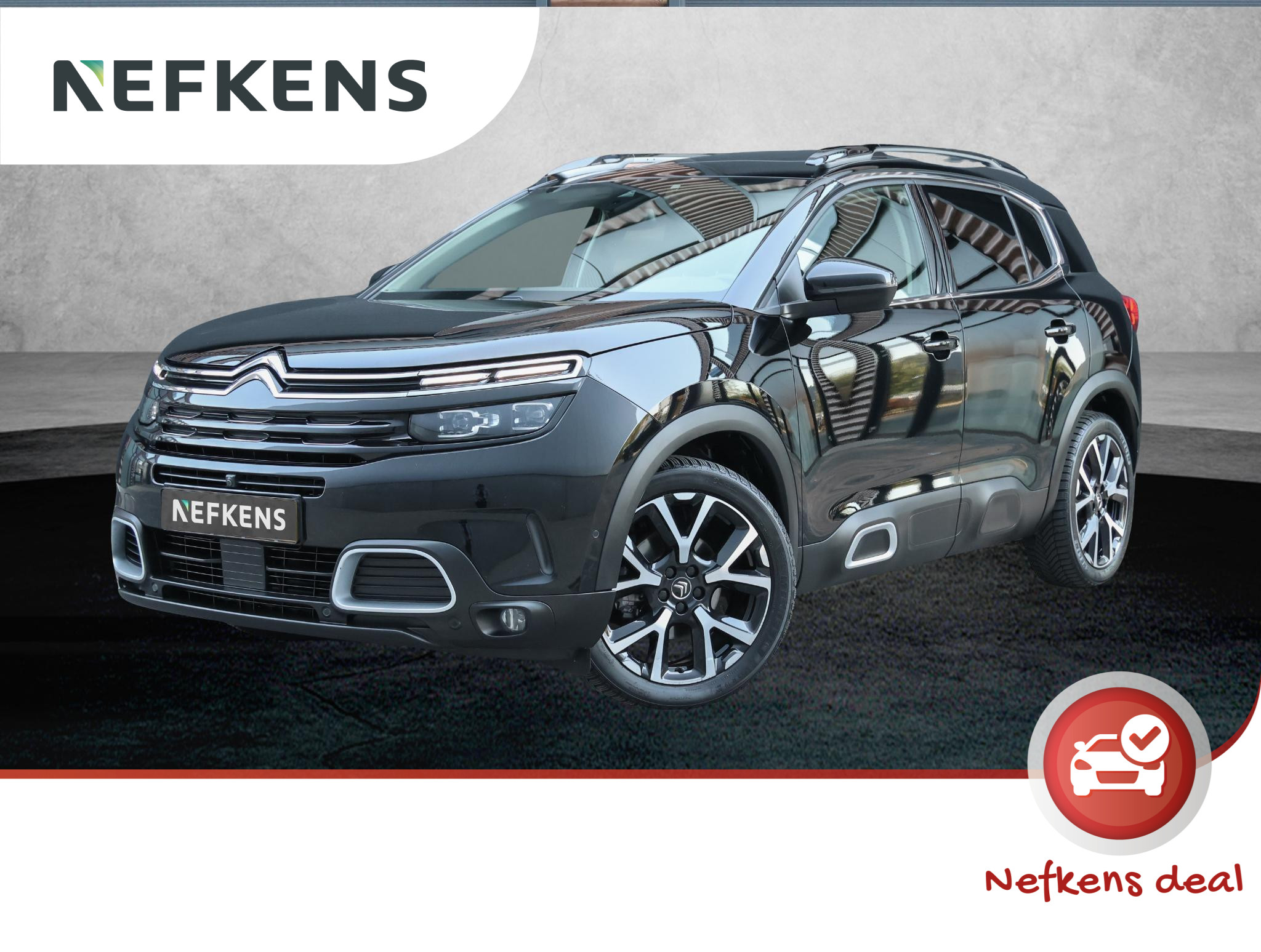 Citroën C5 Aircross 130pk P.T. Business Plus (Glazendak/Camera/T.haak/Keyless/LED/Dodehoekdetectie/19"LMV)