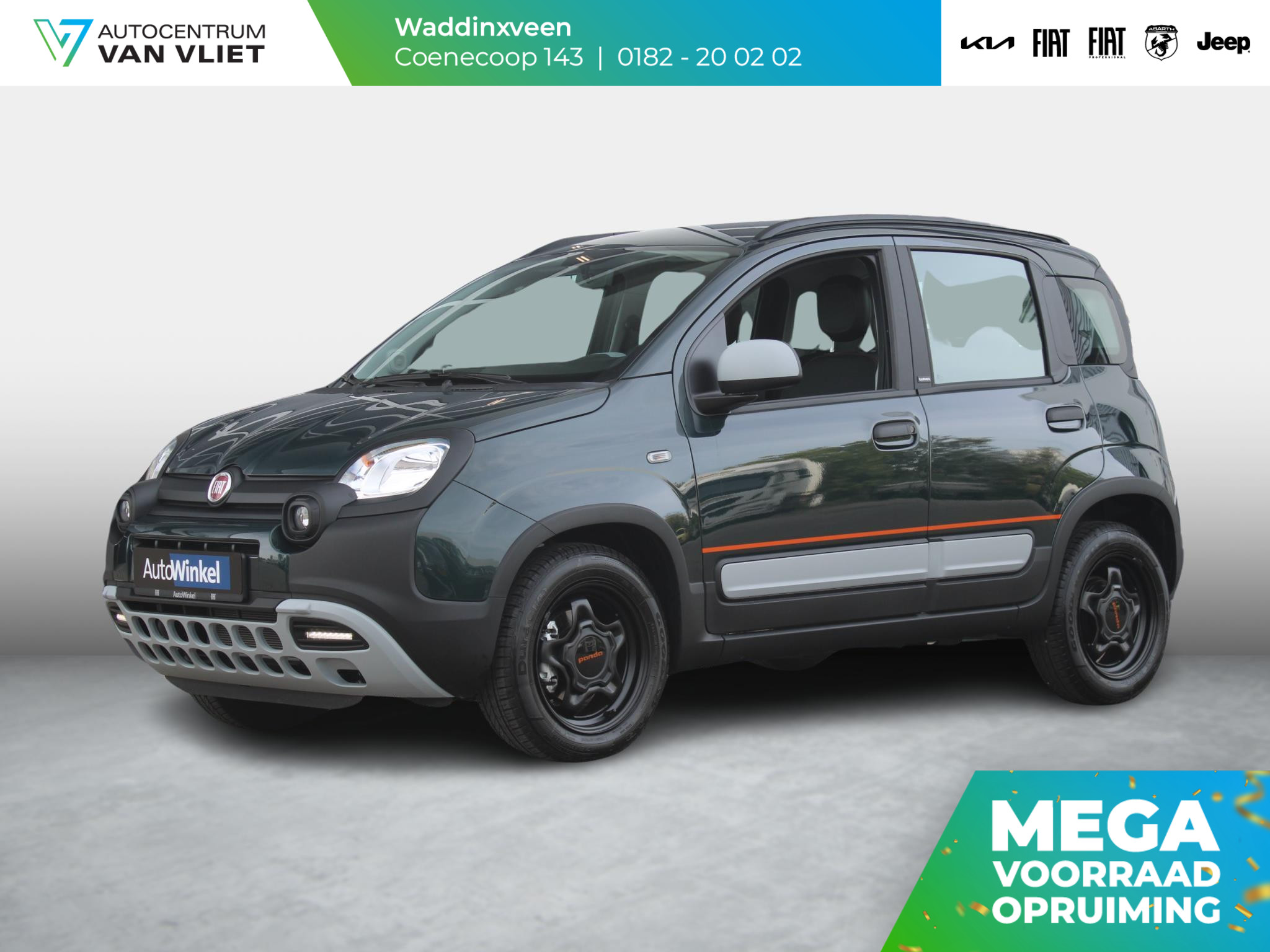 Fiat Panda Hybrid Garmin Cross | Cruise | Stoelverwarming | DAB | CarPlay