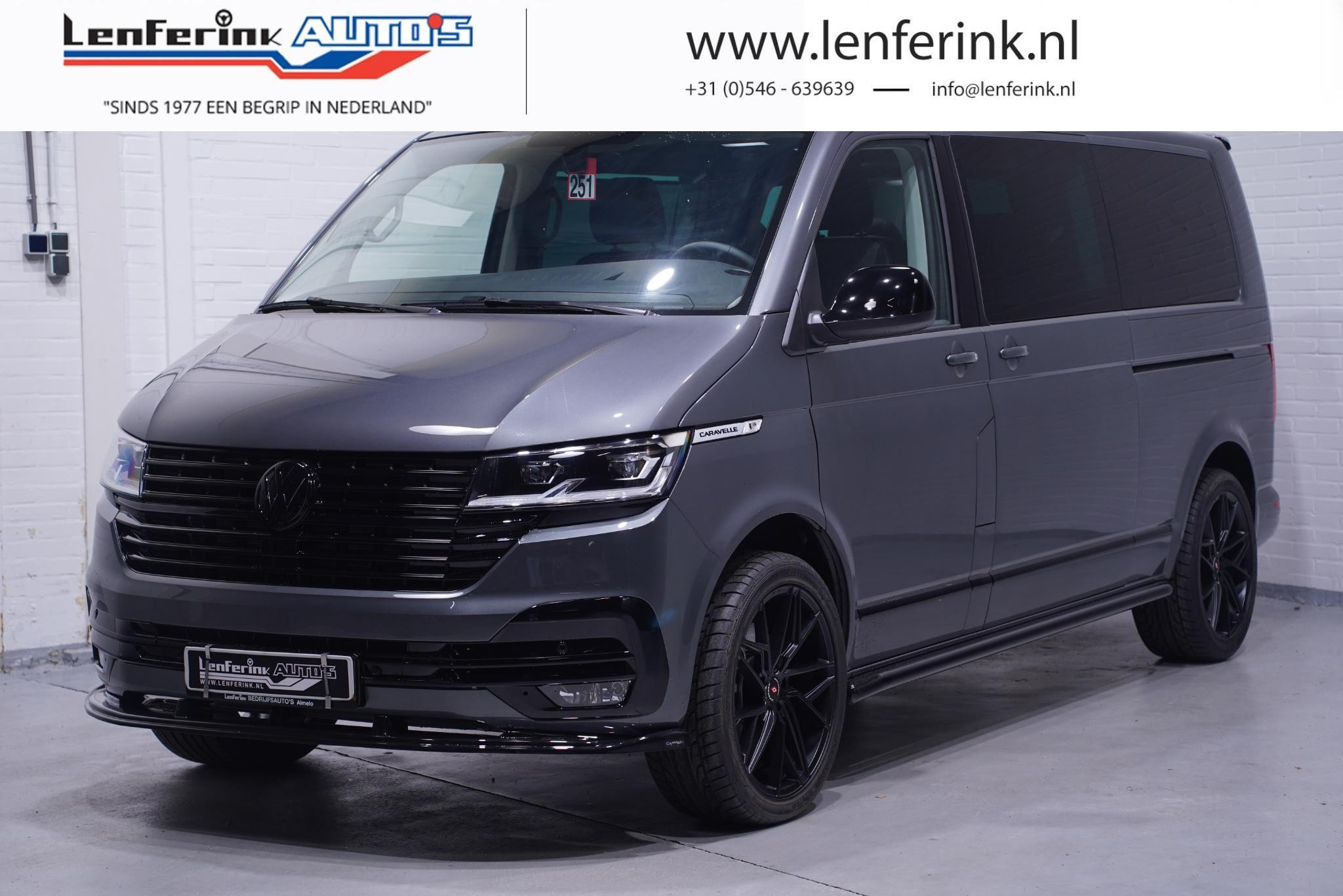 Volkswagen Transporter 2.0 TDI 204 pk DSG Aut. Highline Edition Dubbel Cabine 2x Elek. Schuifdeur, 20" LMV, Zwarte Grille, Lederen Interieur, Camera, Vol, vol, 5-Zits