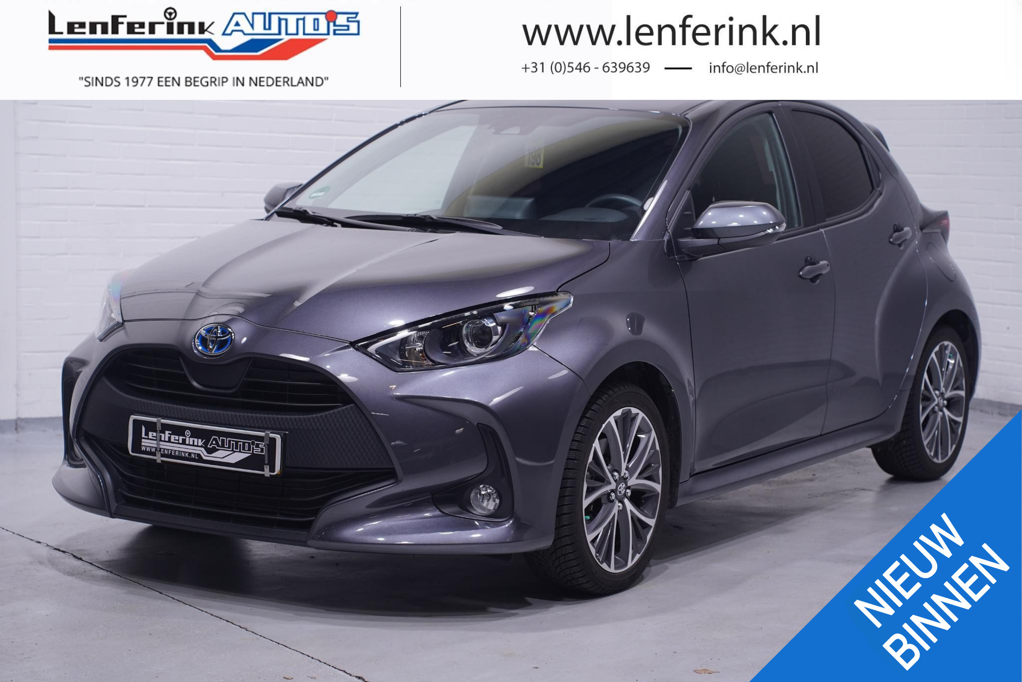 Toyota Yaris 1.5 Hybrid Active navi DAB private-glas va b-styl17-inch lmv met 4-seizoenen banden stoelverwarming voor achteruitrijcamera cruise-control grootlicht-assist