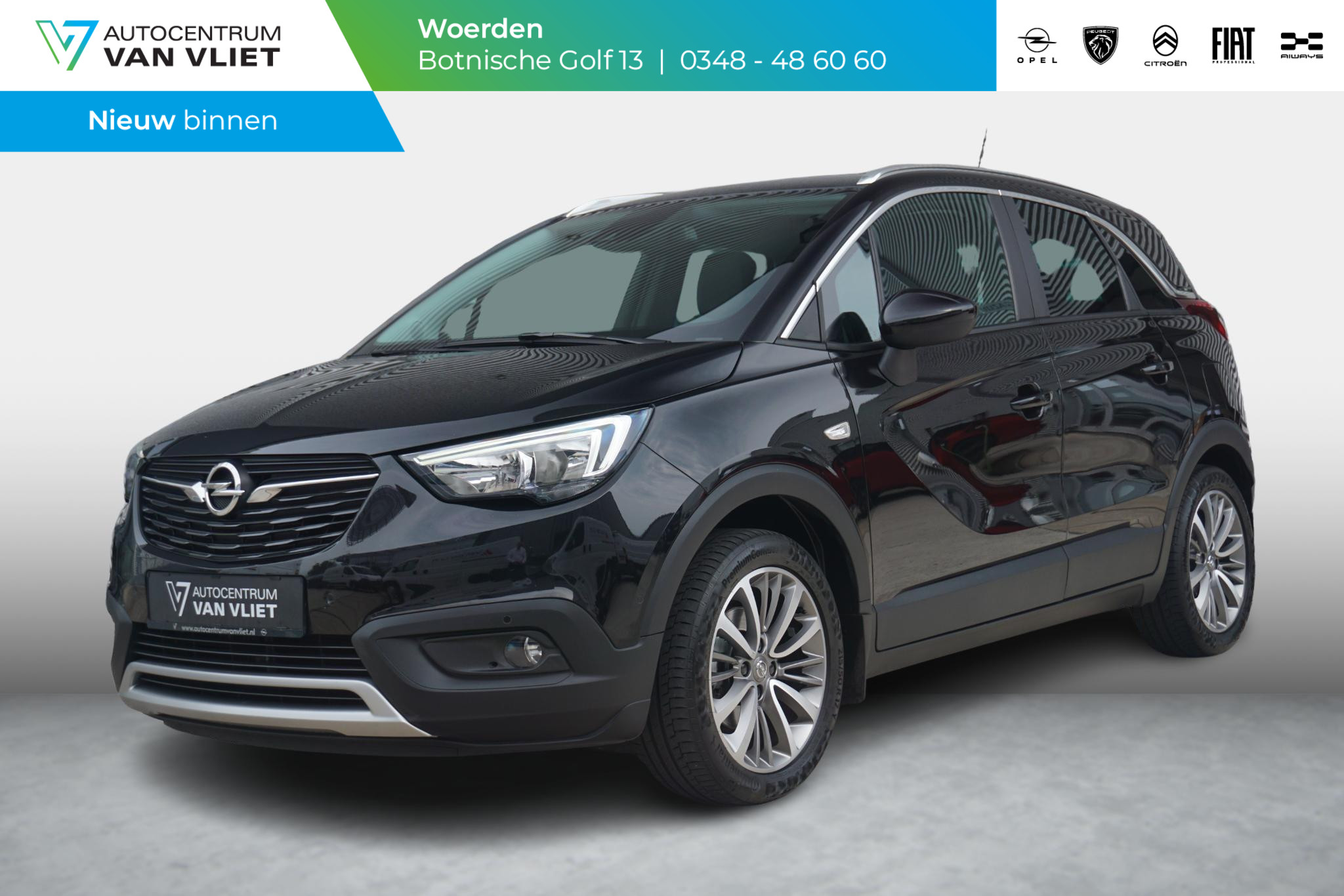 Opel Crossland X 1.2 Turbo Innovation | Climate control | Navigatie Pro | Trekhaak | Carplay/AndroidAuto | Bi-color Lichtm.velgen 17"|