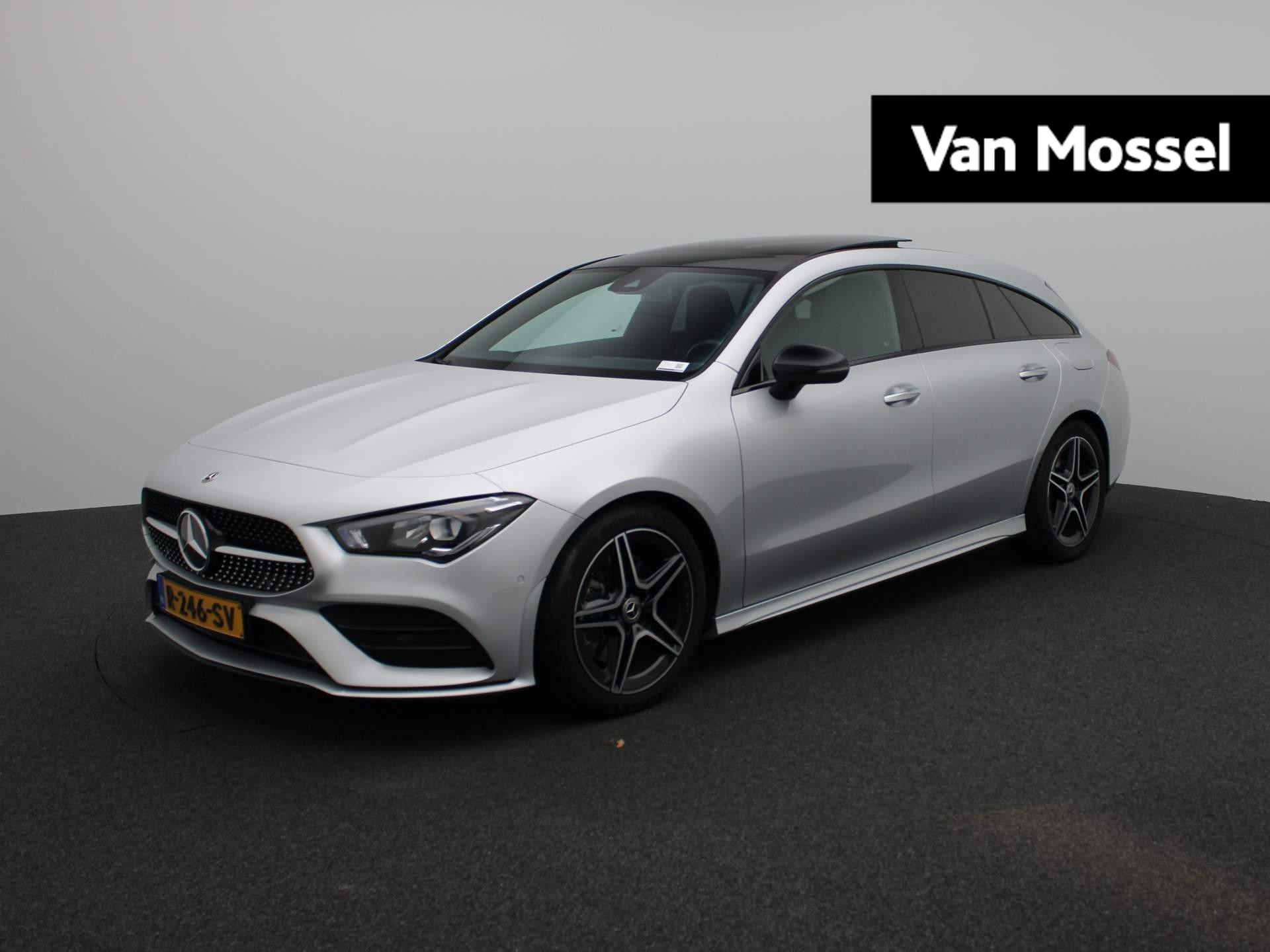 Mercedes-Benz CLA Shooting Brake 200 AMG Line Aut. | Panoramadak | Sfeerverlichting | DAB | Half-Leder | Navi | ECC | PDC | LMV | Schuifdak | LED | Camera | Apple carplay