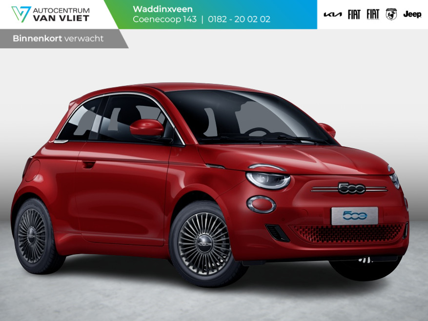 Fiat 500 Urban 42 kWh | Clima | Cruise | Apple Carplay | Camera | Stoelverwarming | 16"