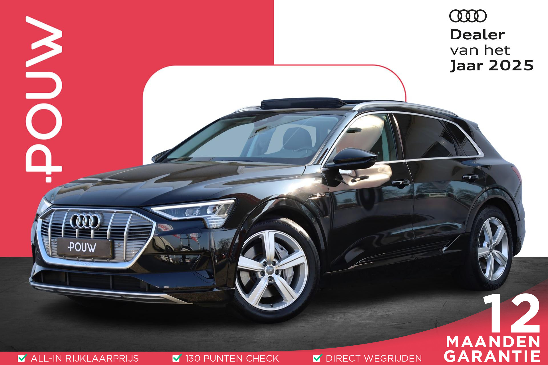 Audi e-tron 50 313pk quattro Launch Edition Plus 71 kWh | SoH 92% | Leder | Panoramadak | Climate Control | Stoelverwarming | Navigatie
