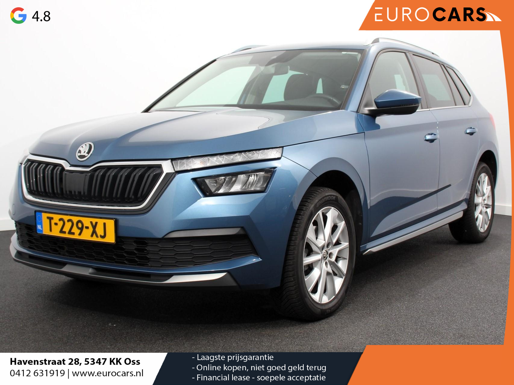 Škoda Kamiq 1.0 TSI DSG Style | Navigatie | Apple Carplay/Android Auto | Virtual Cockpit | Lane Assist | 17 Inch Lichtmetalen Velgen | DAB |