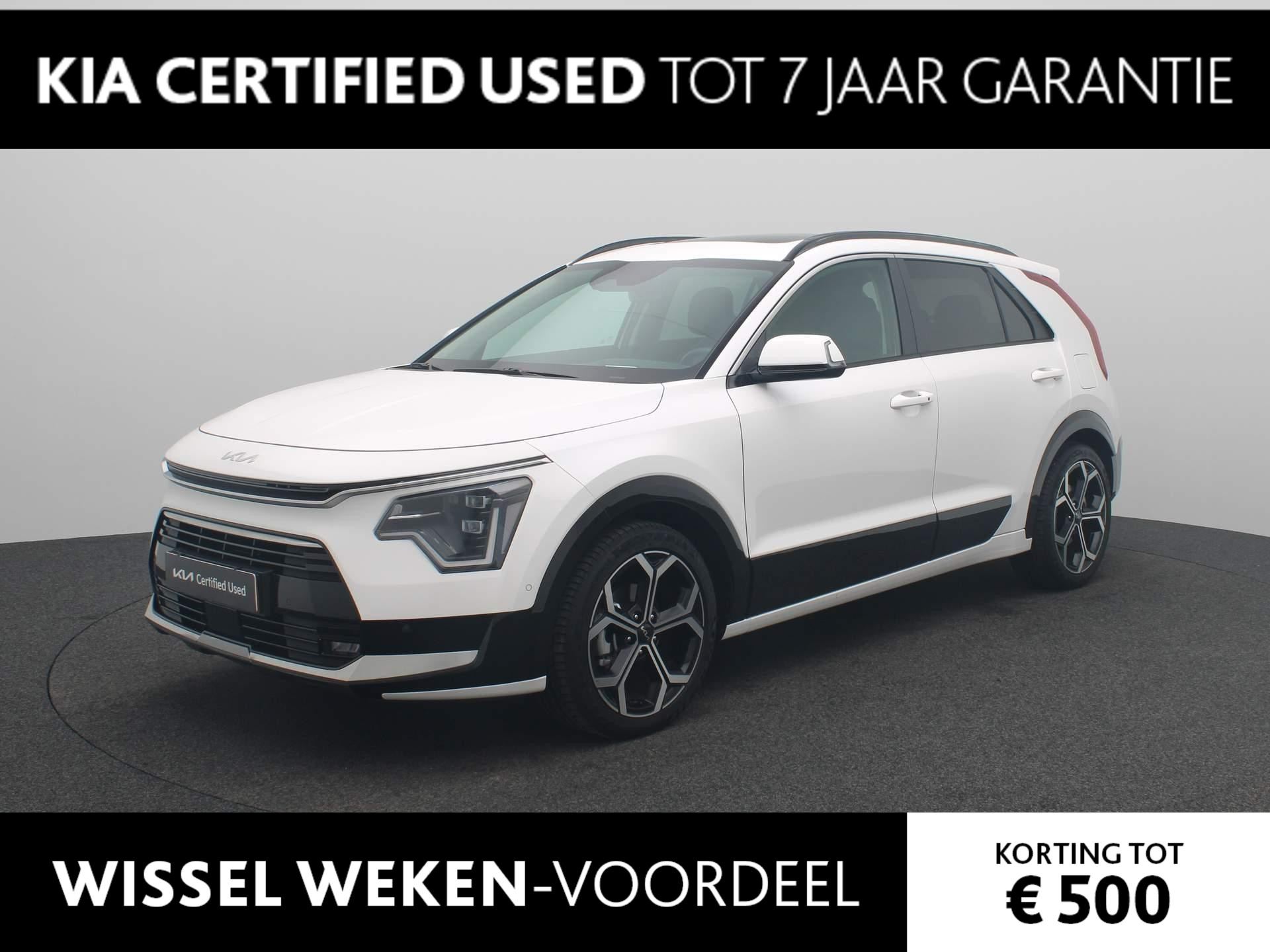 Kia Niro 1.6 GDi Hybrid ExecutiveLine Leder | Open Dak | Stoelverwarming en verkoeling | LM Velgen 18" | Head-Up | Camera | Navi | Keyless