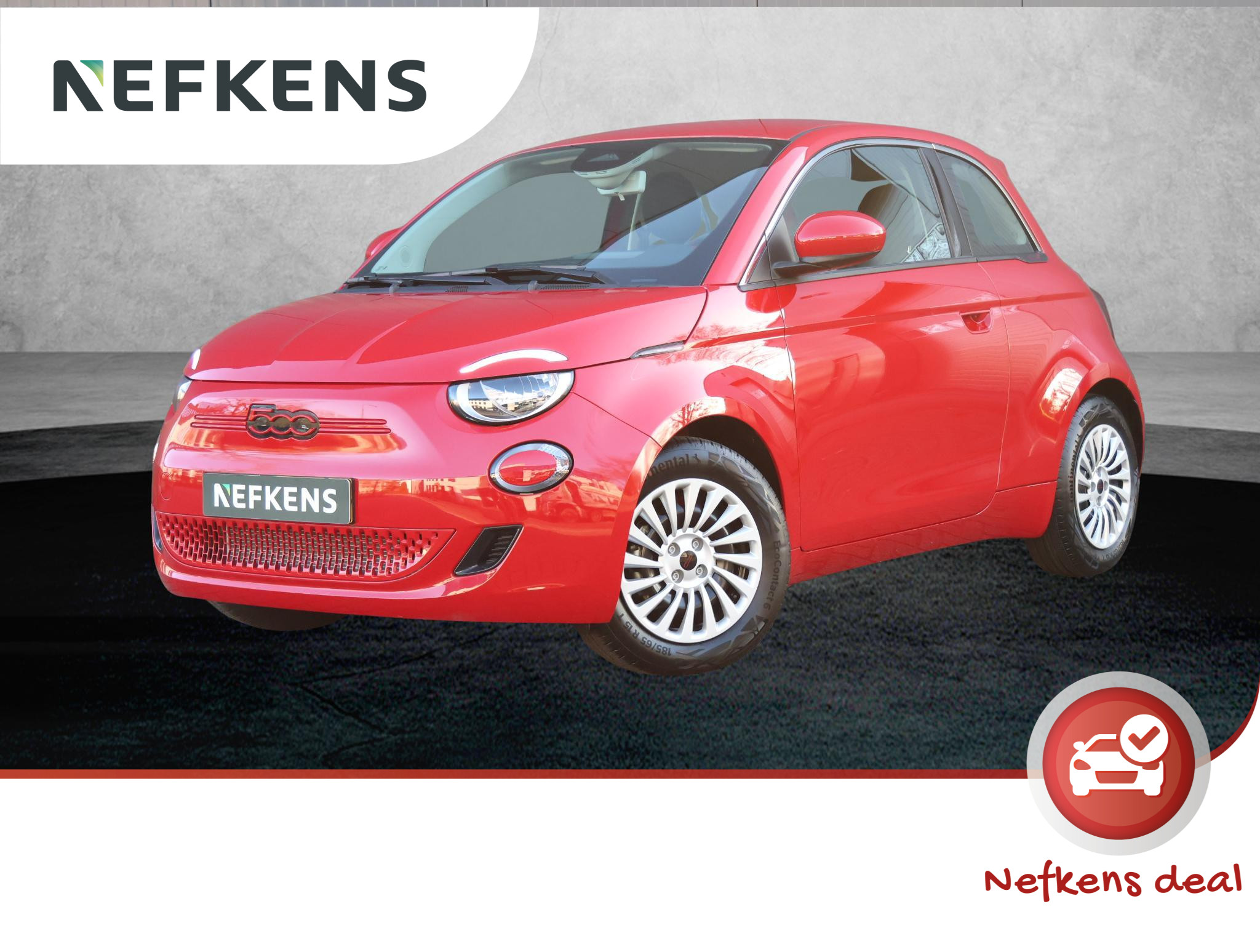 Fiat 500 RED 24 kWh (DIRECT rijden/Climate/Cruise/AppleCarPlay/MultiMedia/NIEUW!)