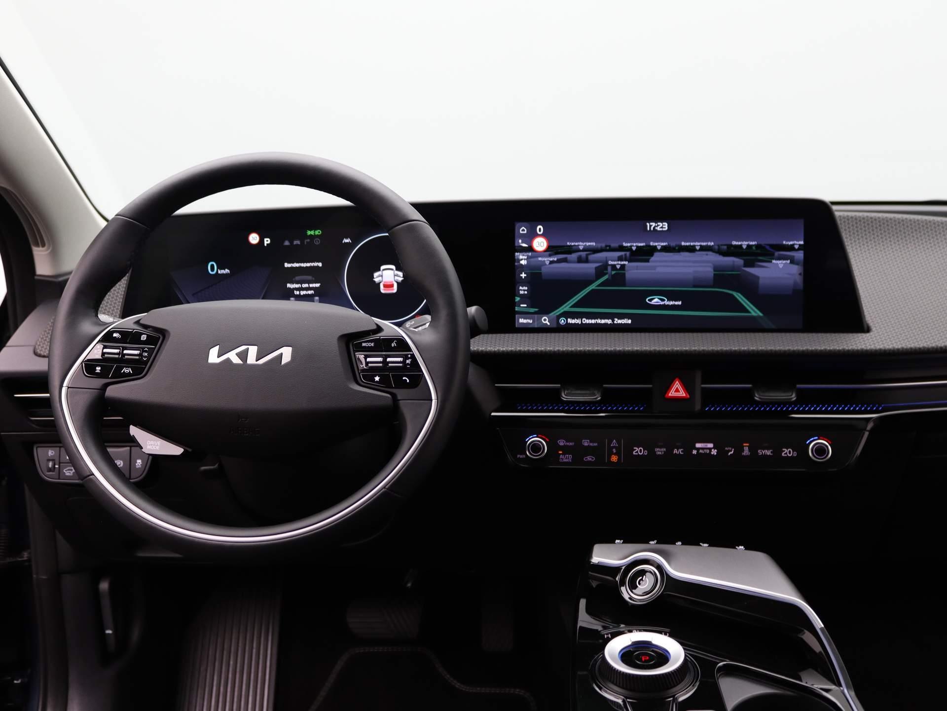 Kia EV6 Plus Advanced 77.4 kWh | Meridian | 20" Lichtmetalen velgen | Panorama dak | Leder |