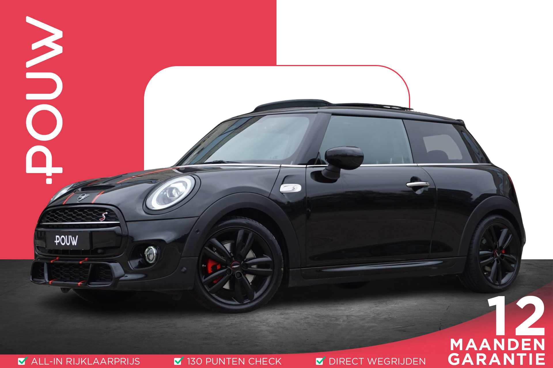 MINI Cooper S Mini 2.0 192pk AUT Hammersmith | Panoramadak | Stoelverwarming | Harman/Kardon | JCW