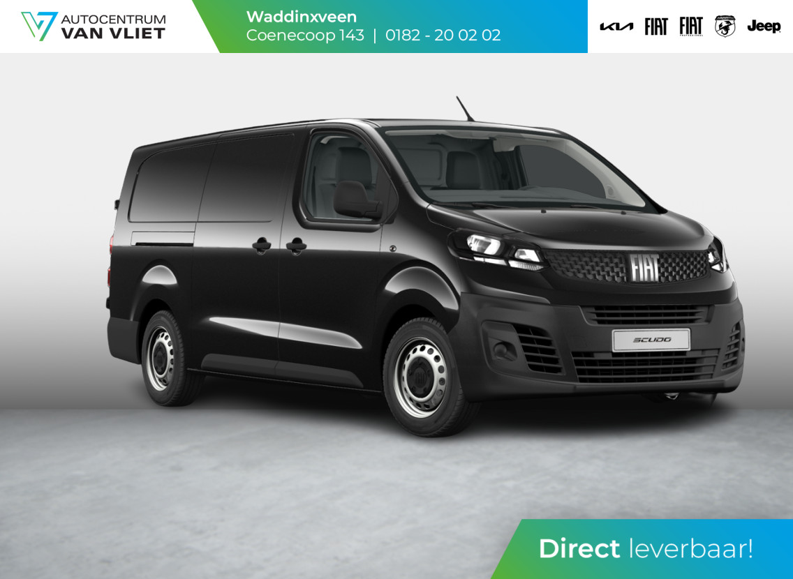 Fiat Scudo 2.0 MultiJet L3H1 | Uit voorraad leverbaar | Navi | LED | Camera | Apple Carplay | 3-Zits | Trekhaak afn.