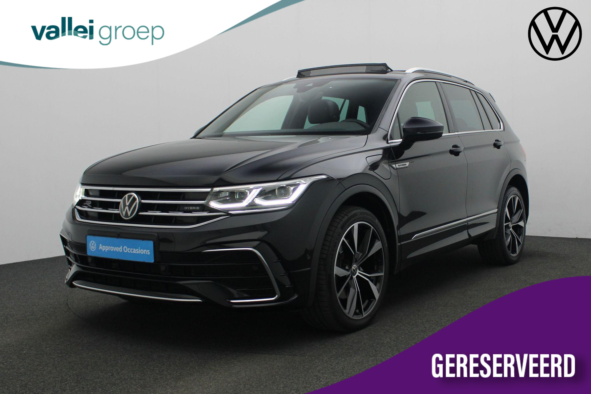 Volkswagen Tiguan 1.4 TSI 218 pk DSG eHybrid R-Line Business+ | Panoramadak | Trekhaak | Leder | Geheugenstoelen | Navigatie Discover Pro | Adaptief onderstel | Stoel-/achterbankverwarming