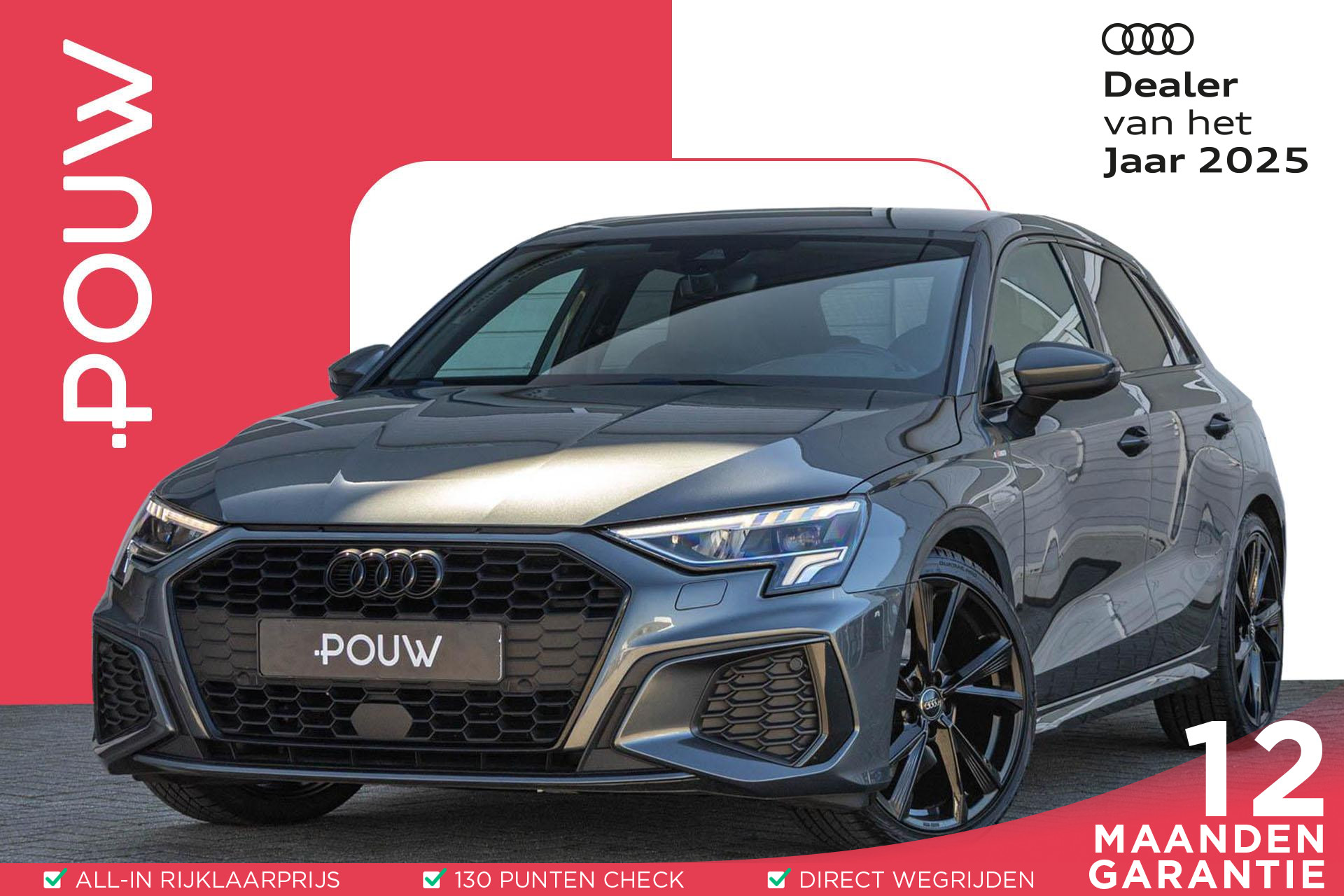 Audi A3 Sportback 35 TFSI 150pk S-tronic S-Line Edition | 19" LMV | Adaptive Cruise Control