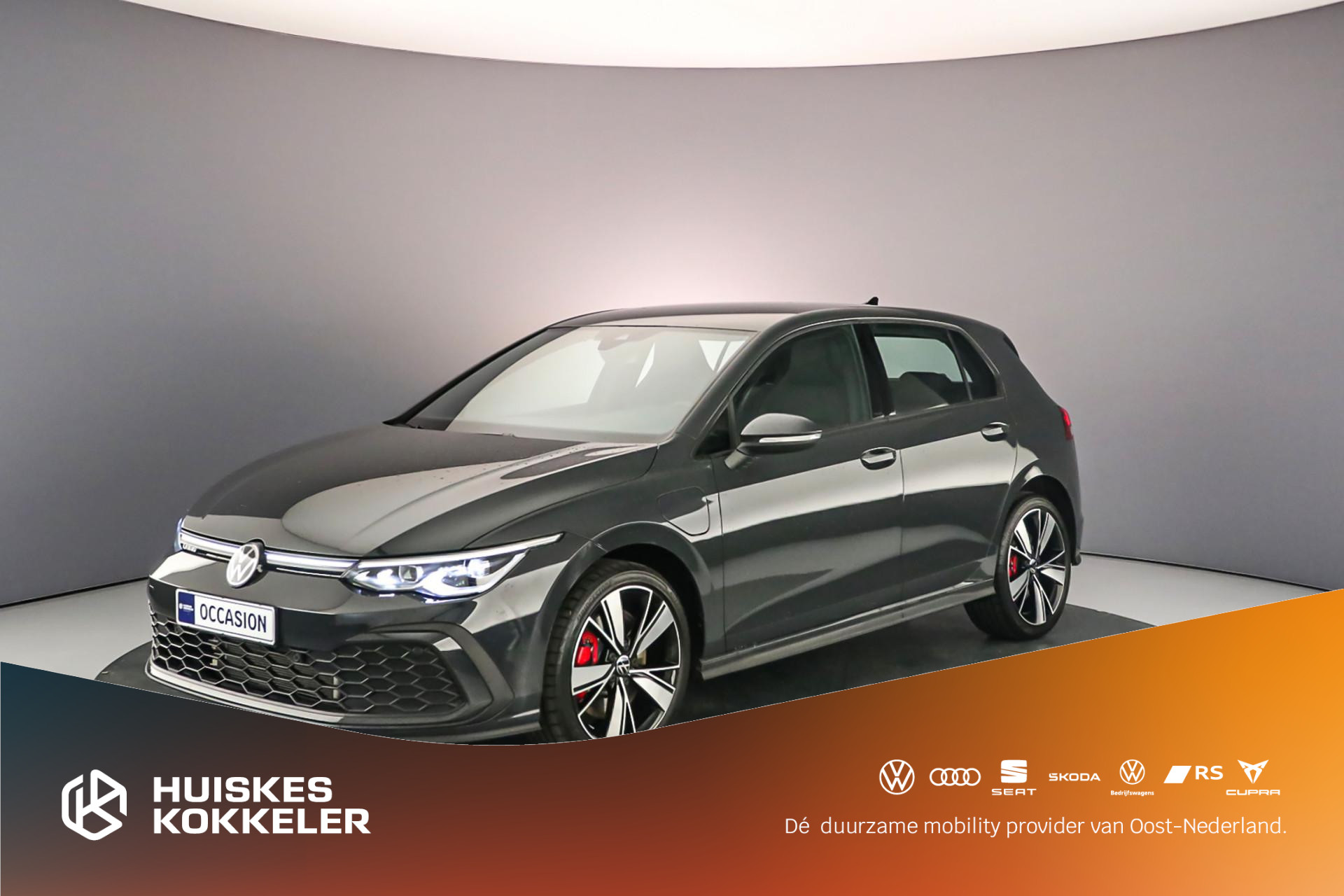 Volkswagen Golf GTE 1.4 TSI eHybrid 245pk DSG Automaat Navigatie, Airco, DAB, Parkeersensoren, Snelheidsbegrenzer, LED verlichting, App connect, Bluetooth, Keyless start, 18 inch velgen