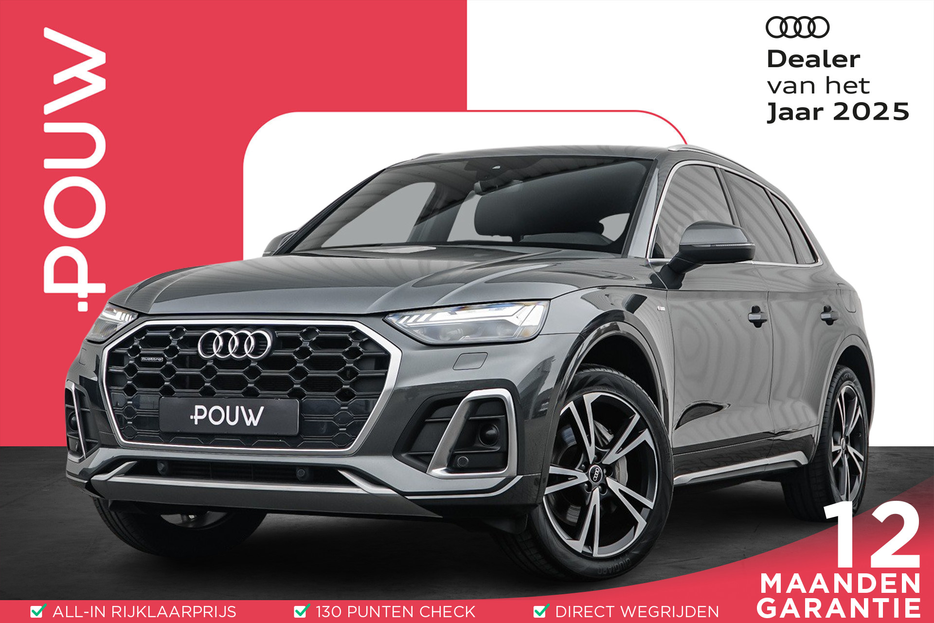 Audi Q5 50 TFSIe 299pk PHEV | S Line In- & Exterieur | Trekhaak | Matrix LED | Adaptive Cruise