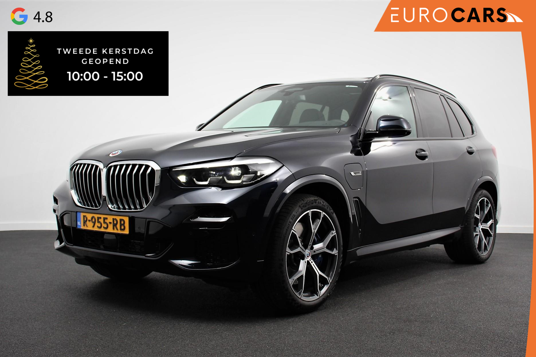 BMW X5 xDrive45e 394pk High Executive M-Sport PHEV 6 cilinder | Panoramisch schuif-kantel dak | Harman Kardon | Head up display | Lederen bekleding | Electrische verstelling comfort stoelen