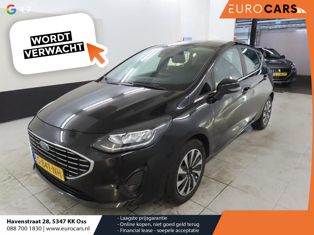 Ford Fiesta 1.0 EcoBoost Hybrid Titanium Climate control Navigatie Cruise control LED Apple Carplay/ Android Auto Achteruitrij camera Parkeersensor voor