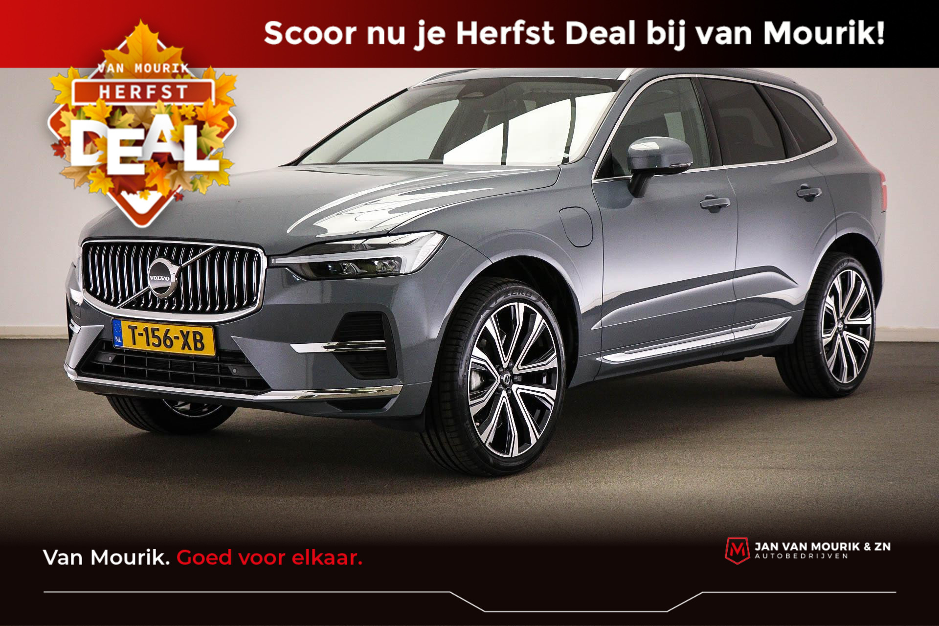 Volvo XC60 2.0 Recharge T6 AWD Plus Bright | PANORAMADAK | LEDER | ACC | DAB | APPLE | CAMERA | 21"