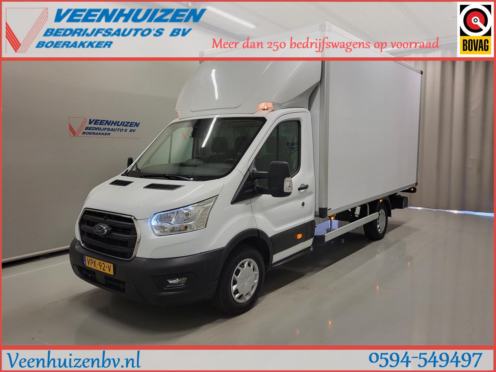 Ford Transit 2.0TDCI 130PK Bakwagen + Laadklep Airco Euro 6!