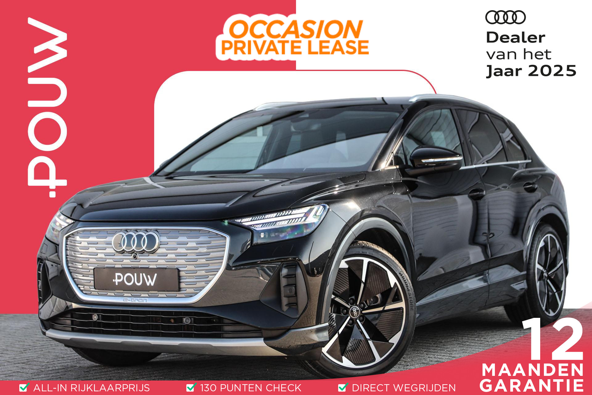 Audi Q4 e-tron 40 204pk Advanced Plus 77 kWh | Leder | Warmtepomp | 21" LMV