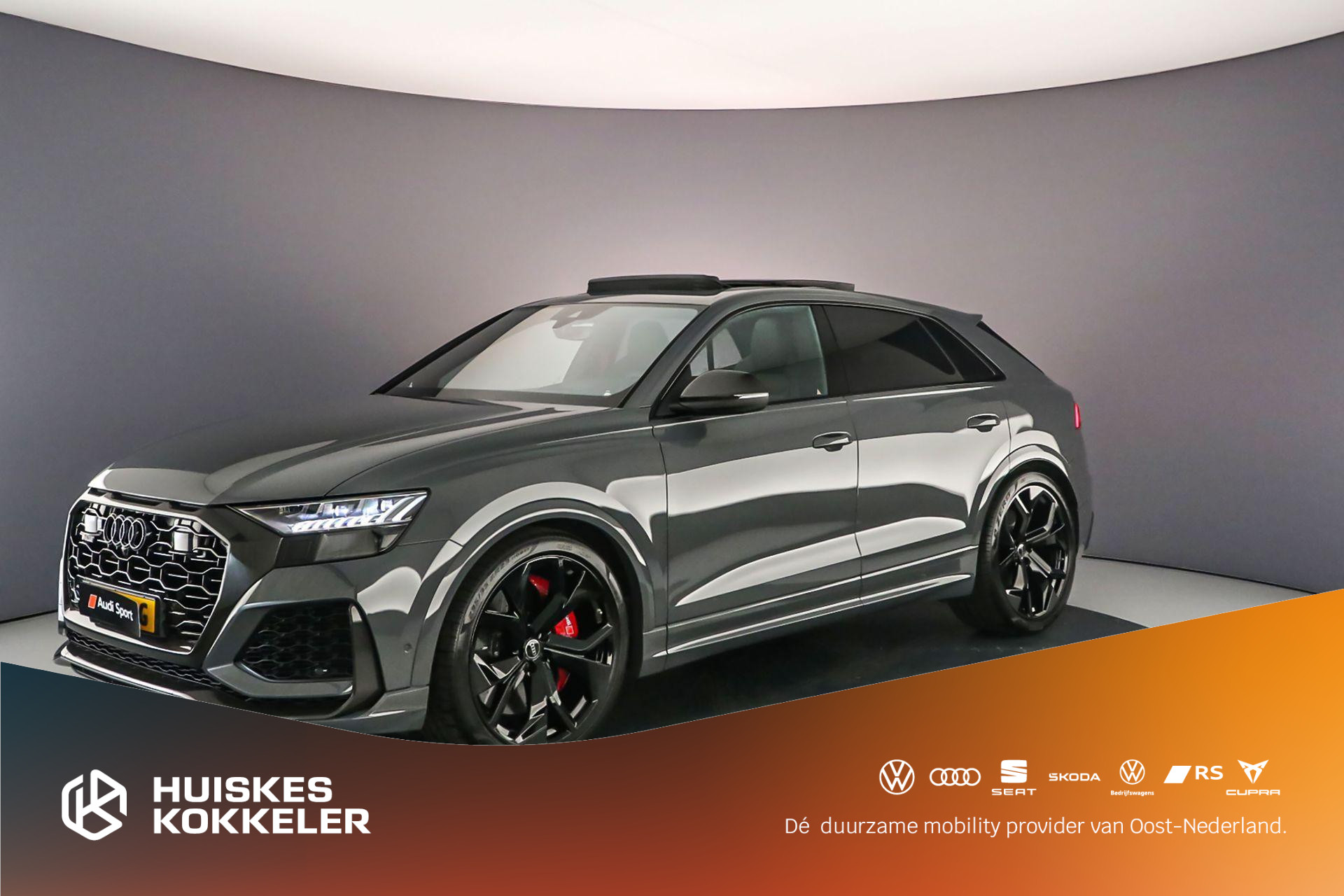 Audi RSQ8 600pk | Pano | Keramisch | B&O Adv. | Full Carbon | Exclusive Lak | Leder | Head Up | Dynamic Plus | Sportuitlaat | Ventilatie/Massage | Design Pack | Matrix |