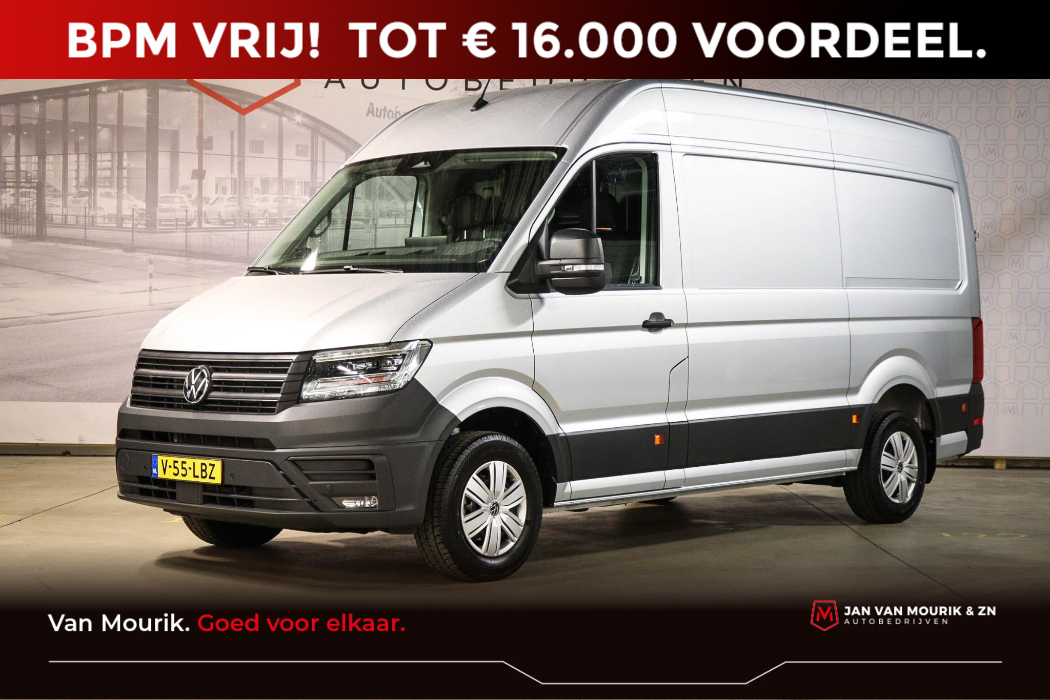 Volkswagen Crafter 35 2.0 TDI L3H2 Trendline | LED | CLIMA | STUURWIELVERWARMING | NAVI | DAB | APPLE | CAMERA