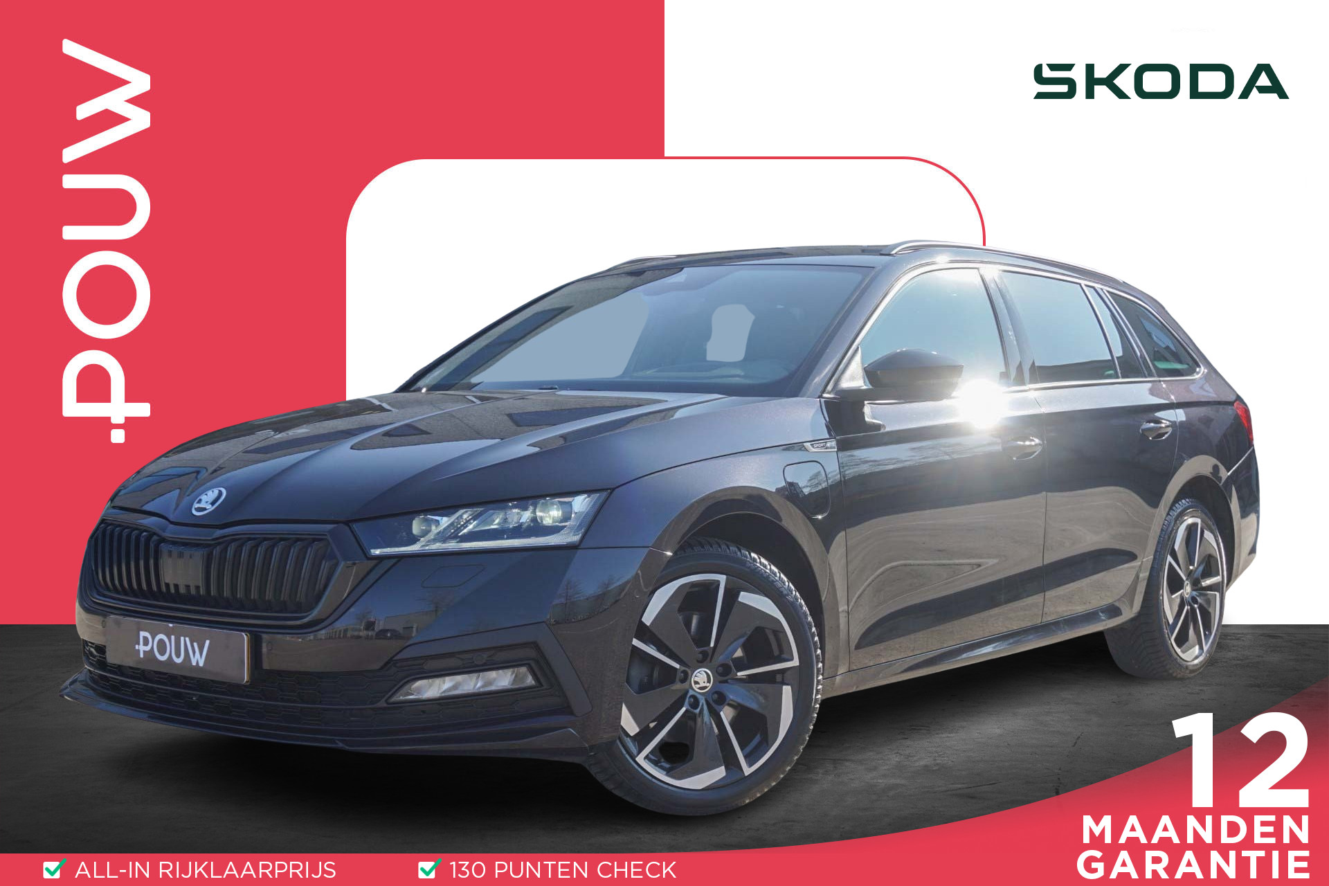 Škoda Octavia Combi 1.4 TSI 204pk iV PHEV Sportline Business | Adaptive Cruise | Achteruitrijcamera | Navigatie | Head-up Display