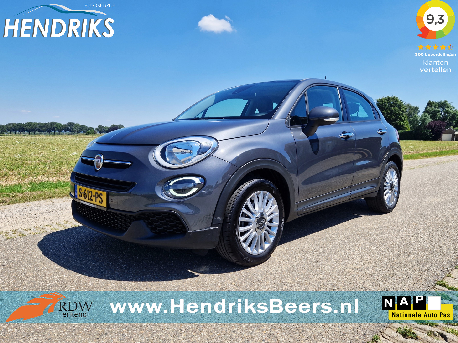 Fiat 500X 1.0 GSE Lounge - 120 Pk - Euro 6 - Navi - Climate Control