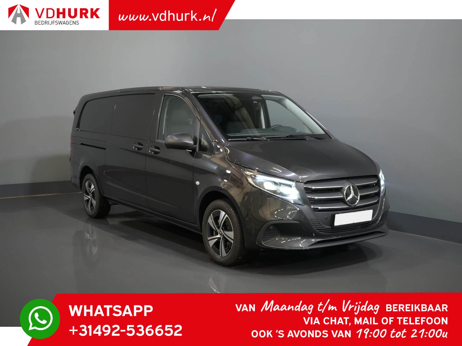 Mercedes-Benz Vito 116 CDI Aut. L3 Lang SELECT LED/ LMV/ 2.5t Trekverm./ MBUX/ Carplay/ Camera/ PDC