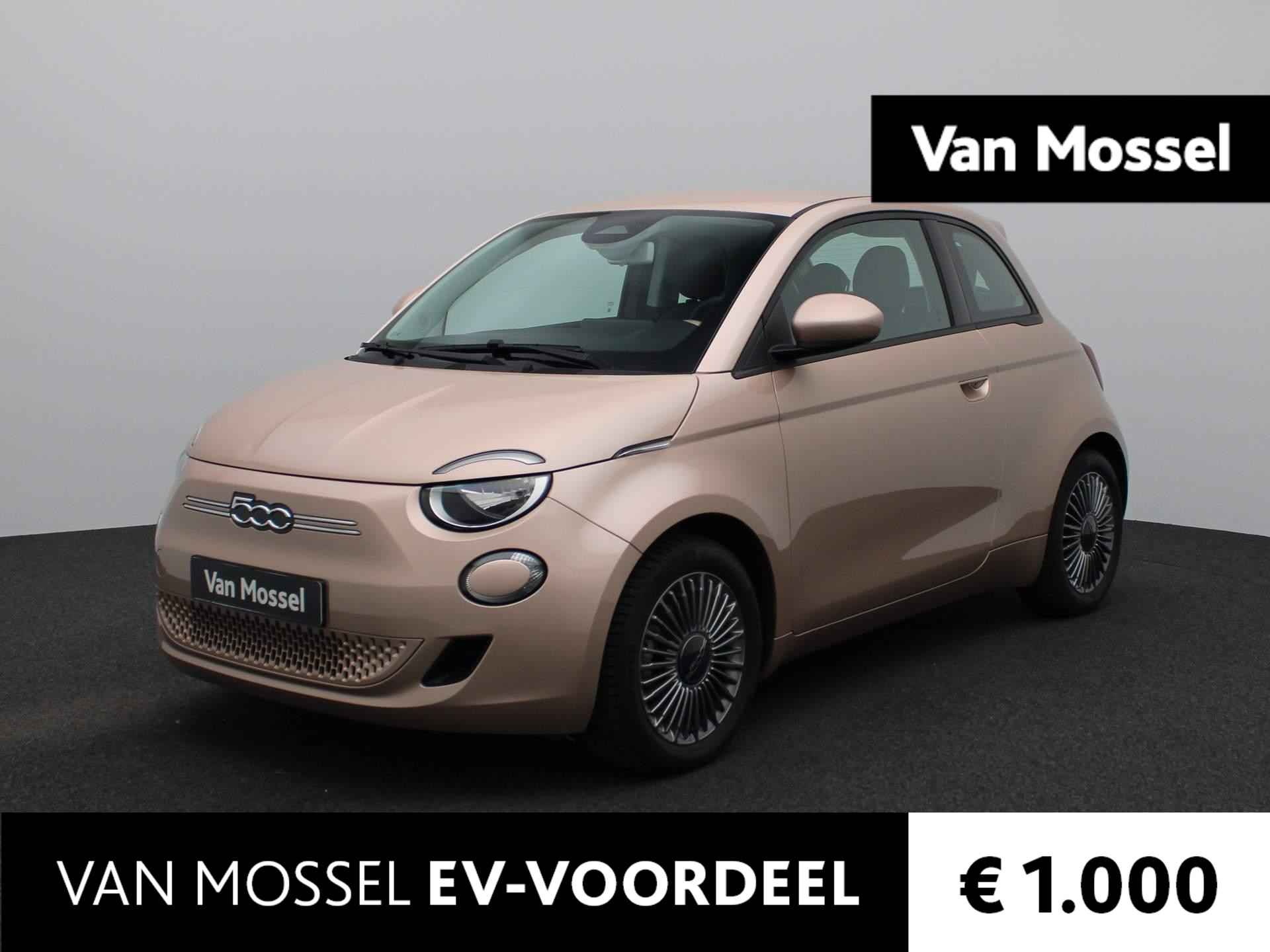 Fiat 500e 3+1 Icon 42 kWh | Navigatie | Climate-Control | Cruise-Control | Stoelverwarming |